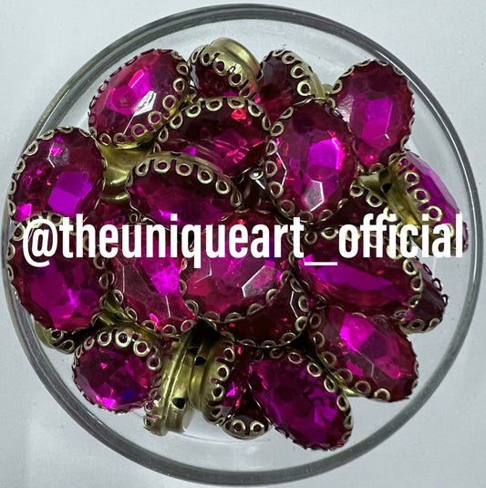 Dark Pink / Rani 10x14 Oval