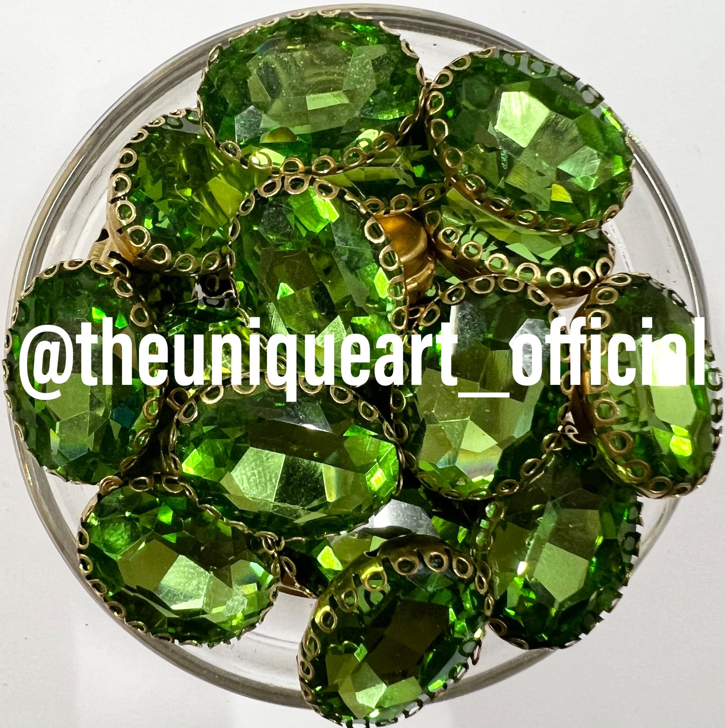 Light Green 13x18 Oval