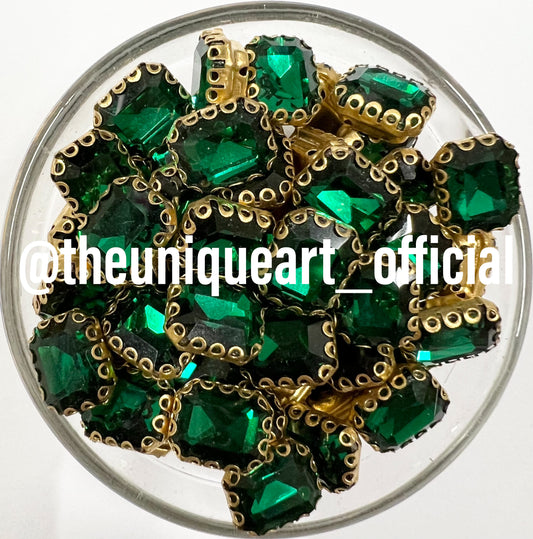 Emerald 8x10  Rectangle