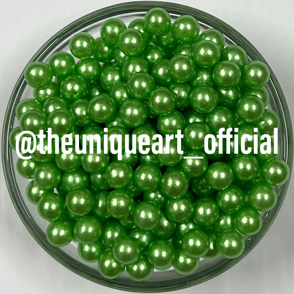 Light Green High Quality 6mm No Hole Beads
