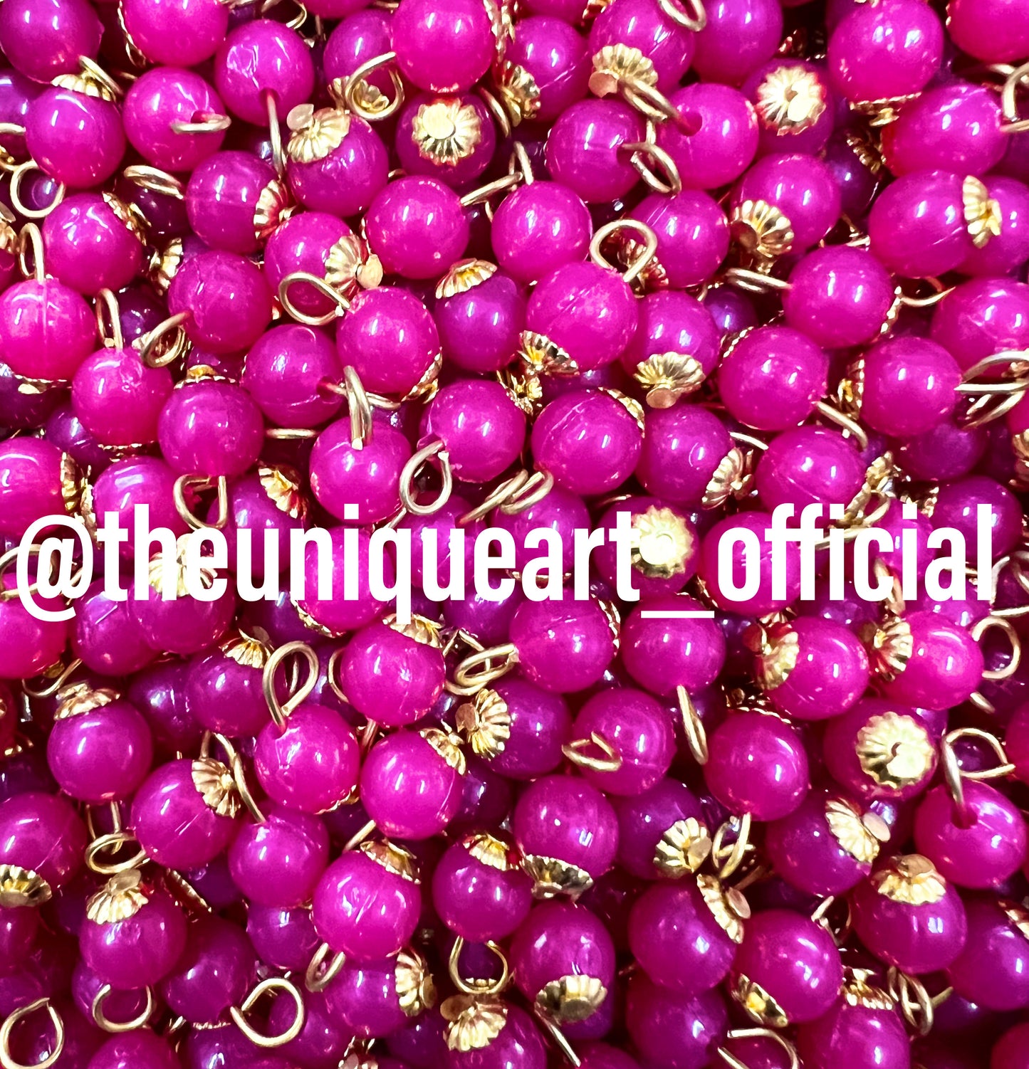 Dark Pink / Rani Round 8mm