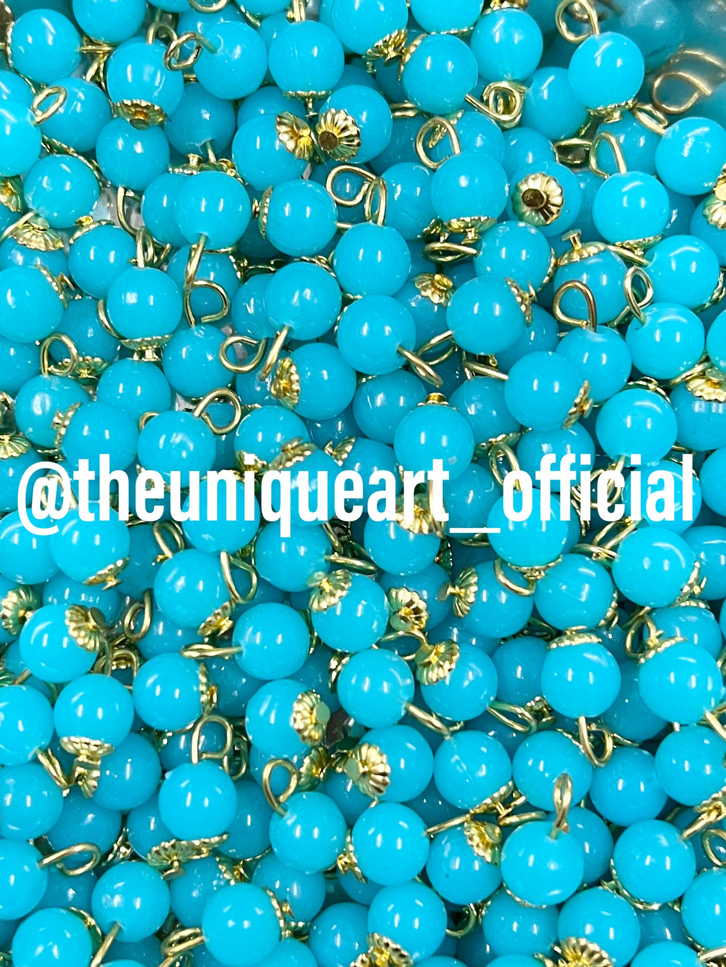 Firozi / Light Blue Round 8mm