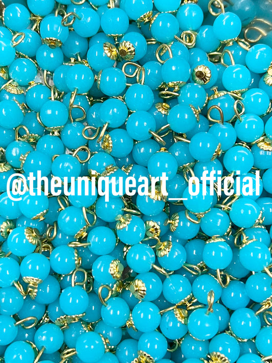 Firozi / Light Blue Round 8mm