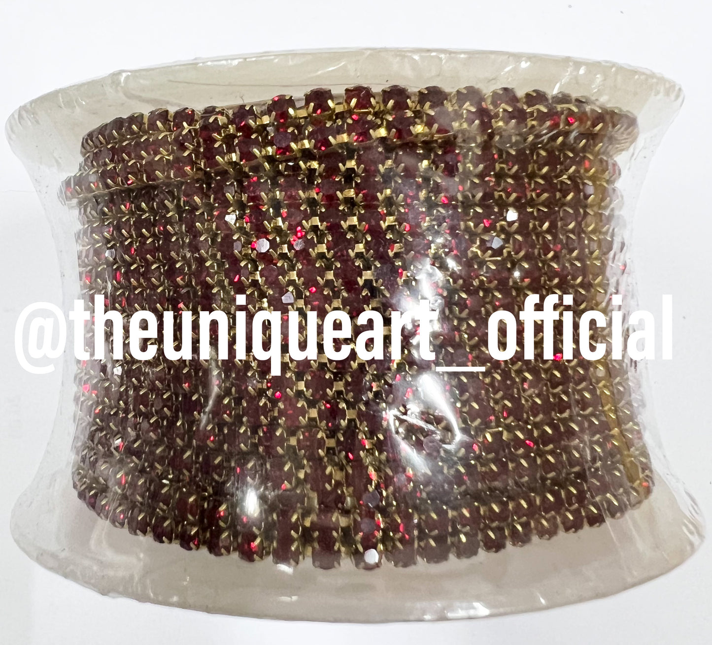 Maroon Stone Chain