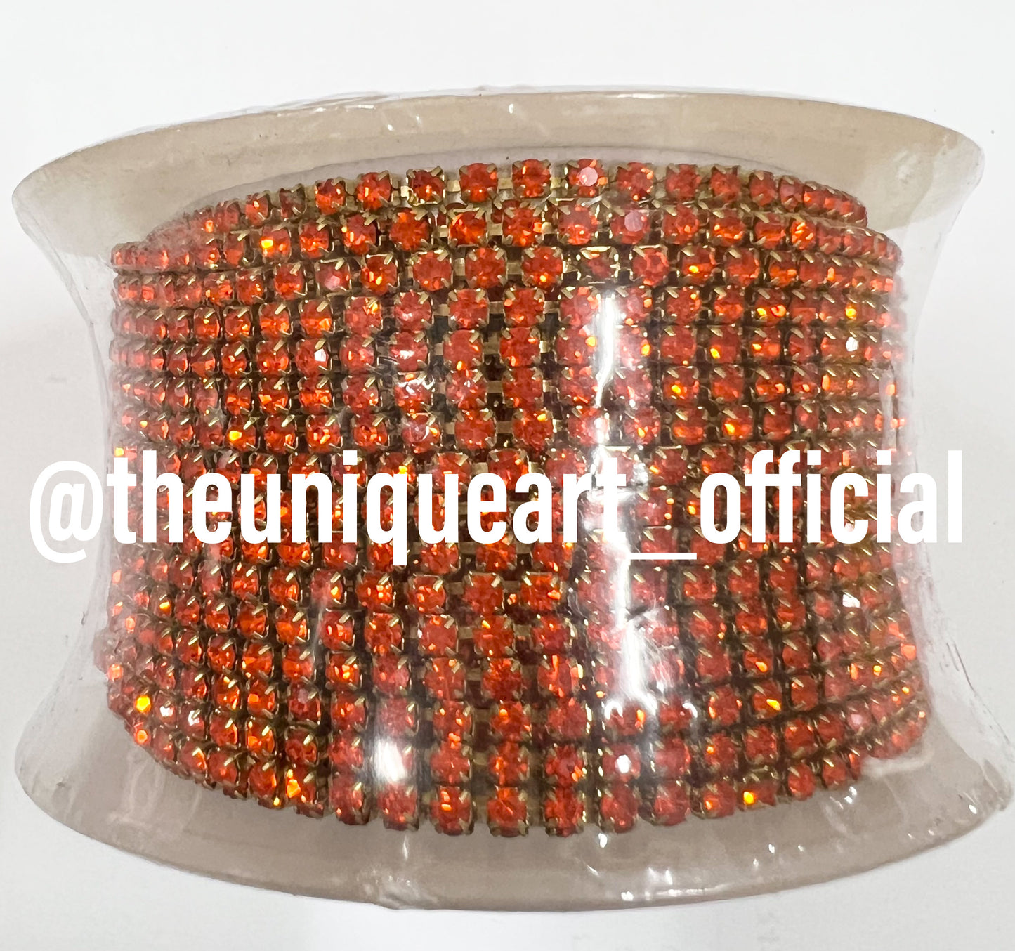 Orange Stone Chain