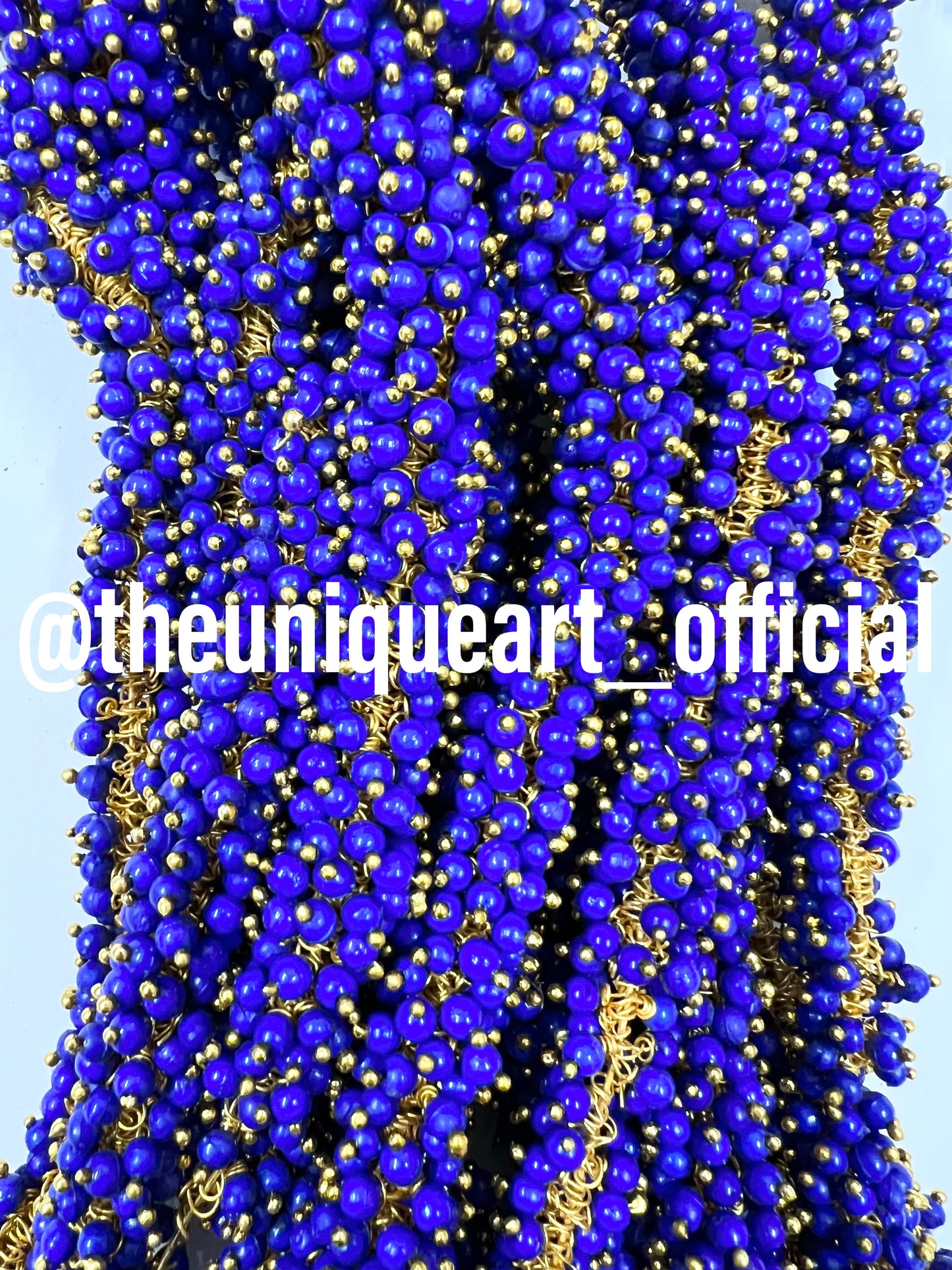 Blue Loreal Beads