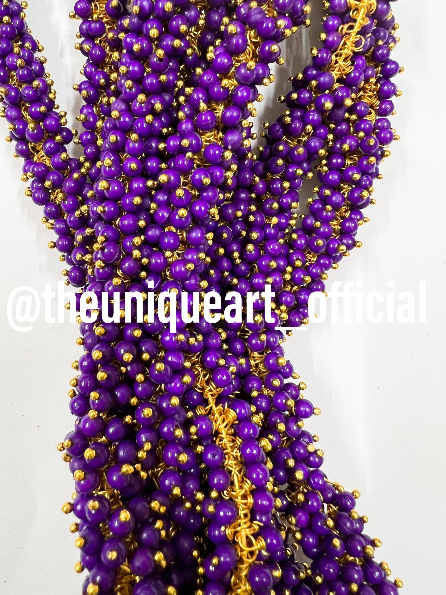 Purple Loreal Beads