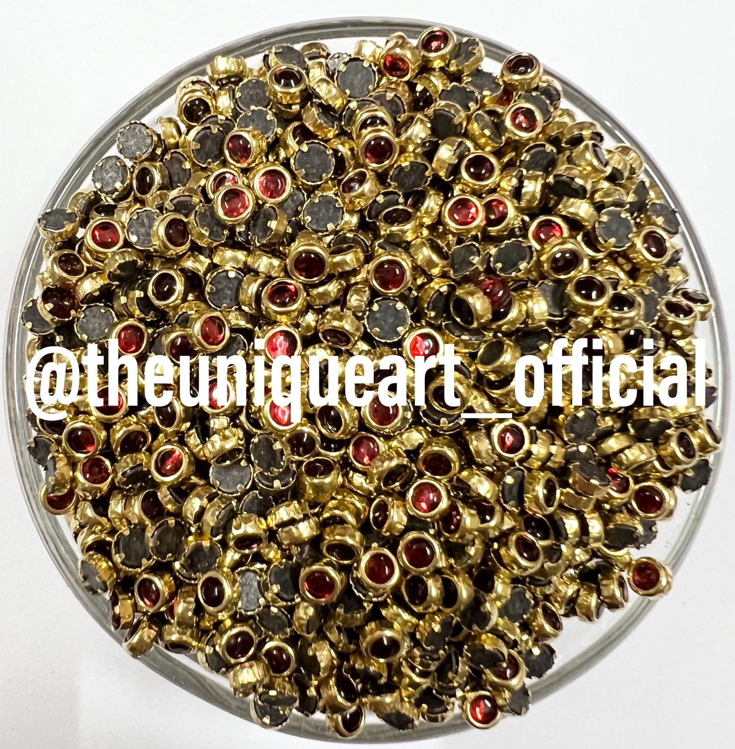 Red 3mm Glass