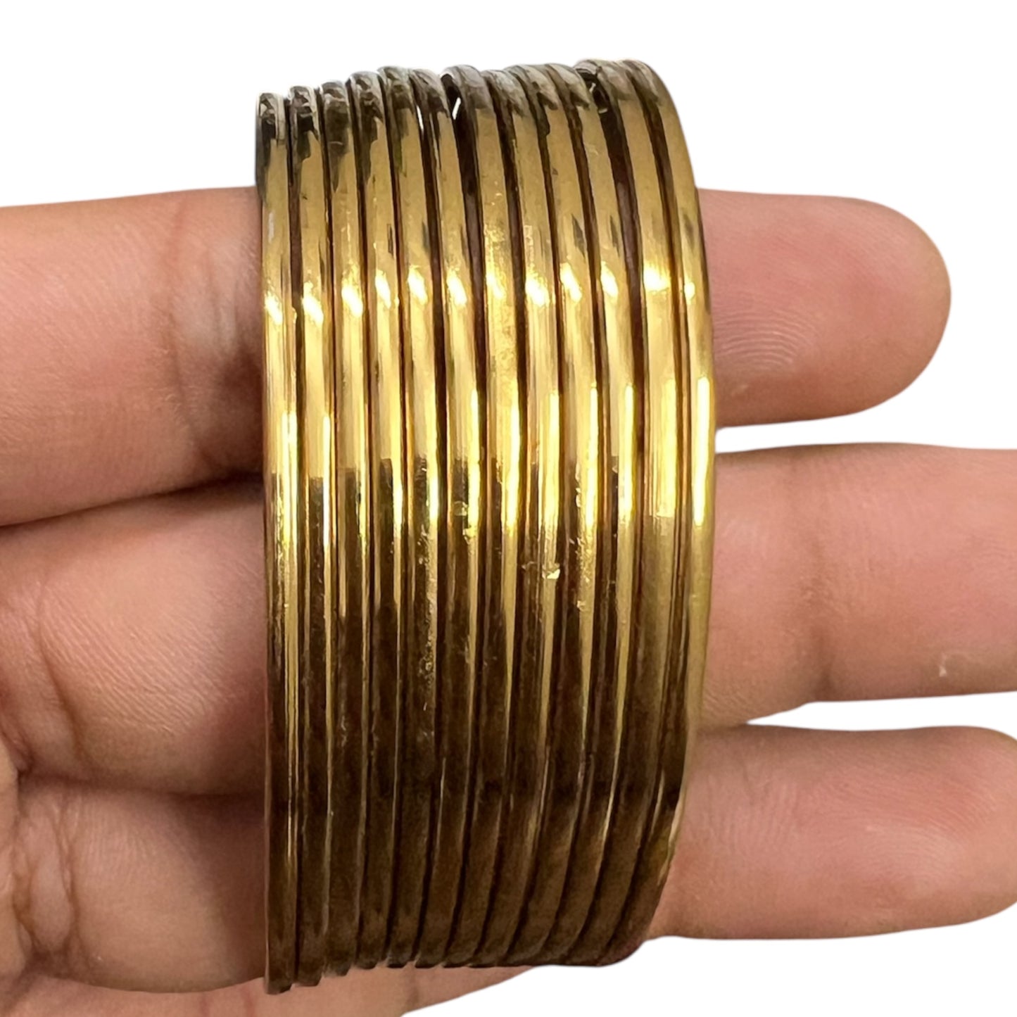Plain Metal Bangles 1 Dozen