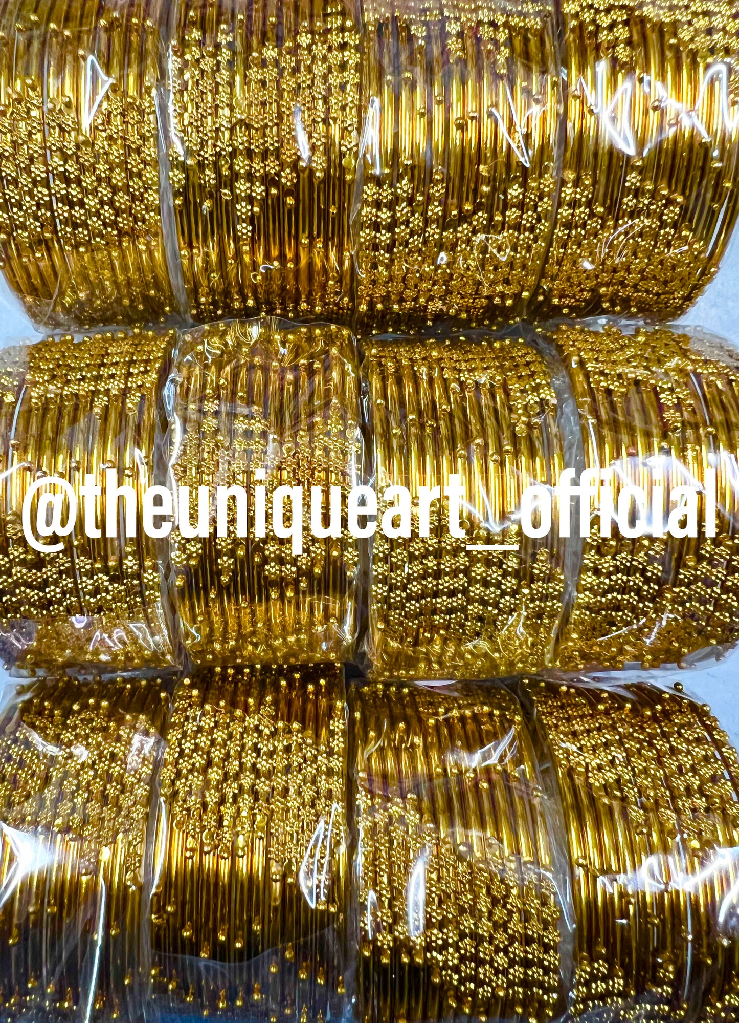 Flower Dotted Metal Bangle