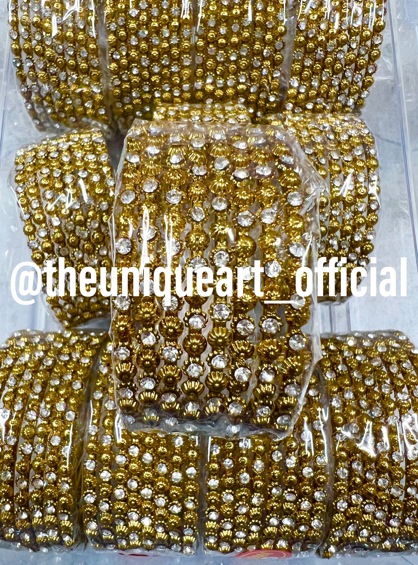 Flower Dotted With Stone Metal Bangle