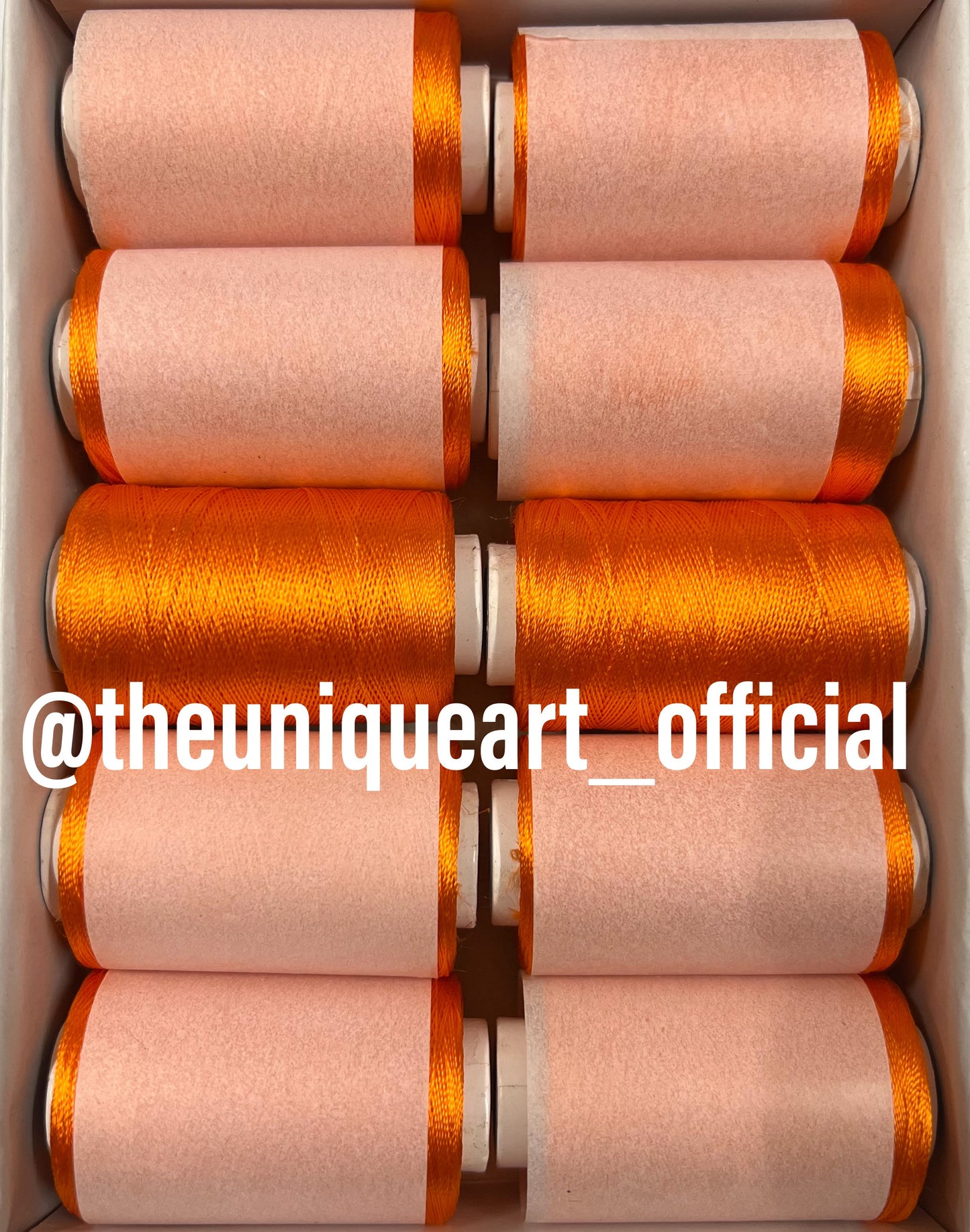 Orange Silk Thread