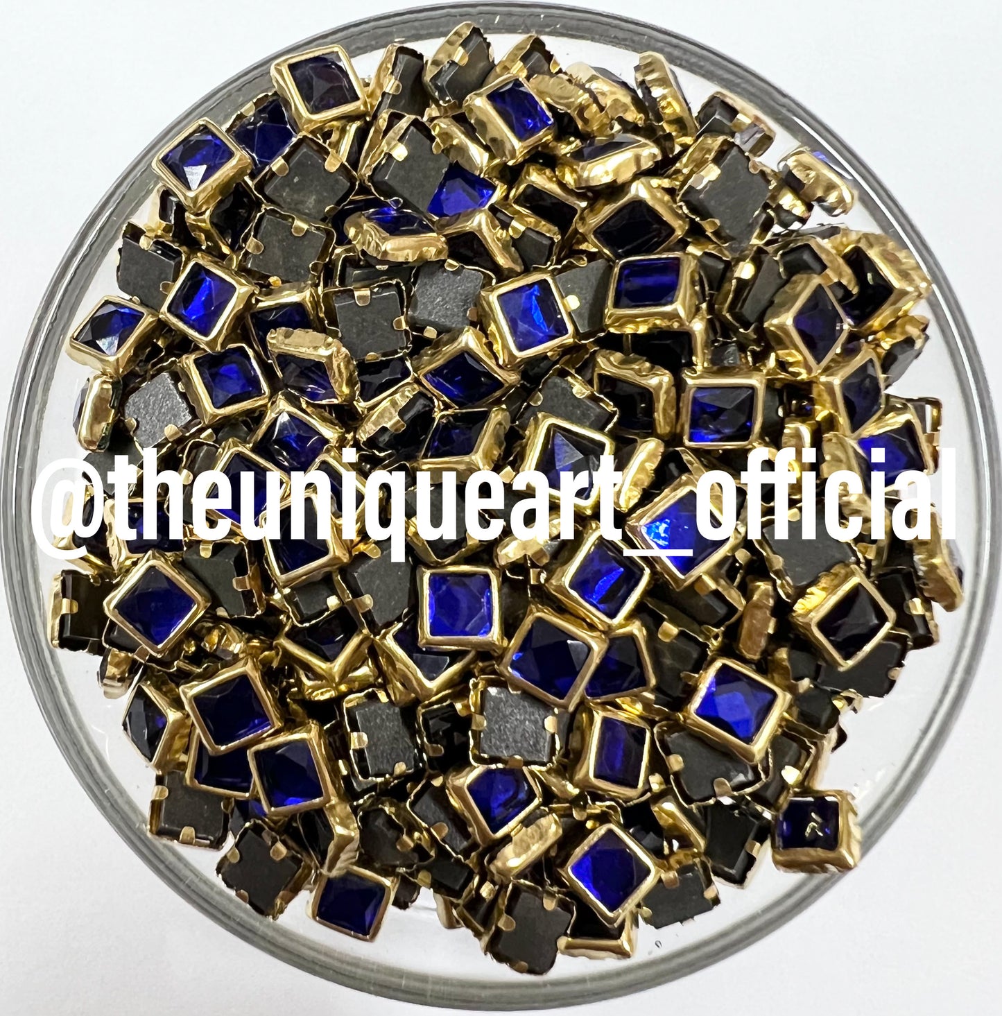 Blue 4x4mm Glossy