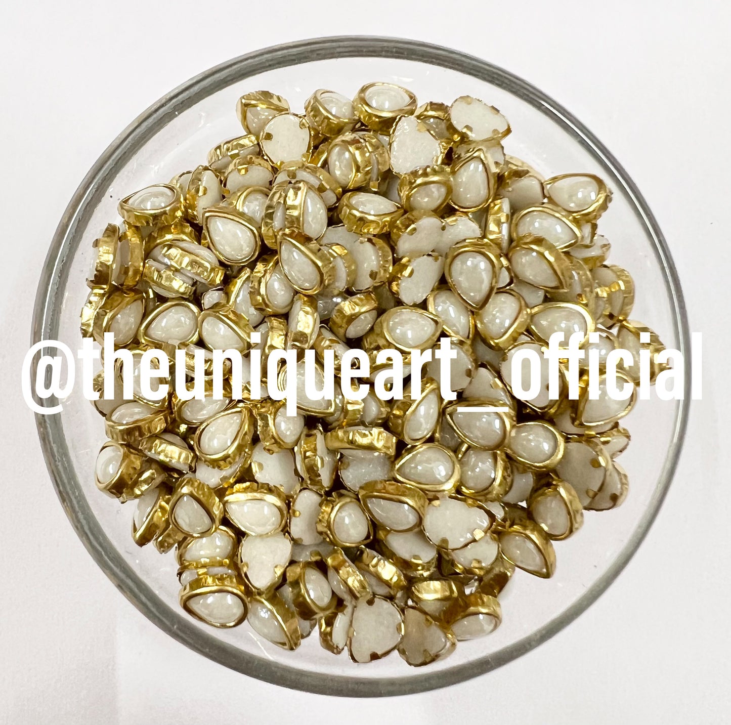 Drop 4*6mm Ceramic White