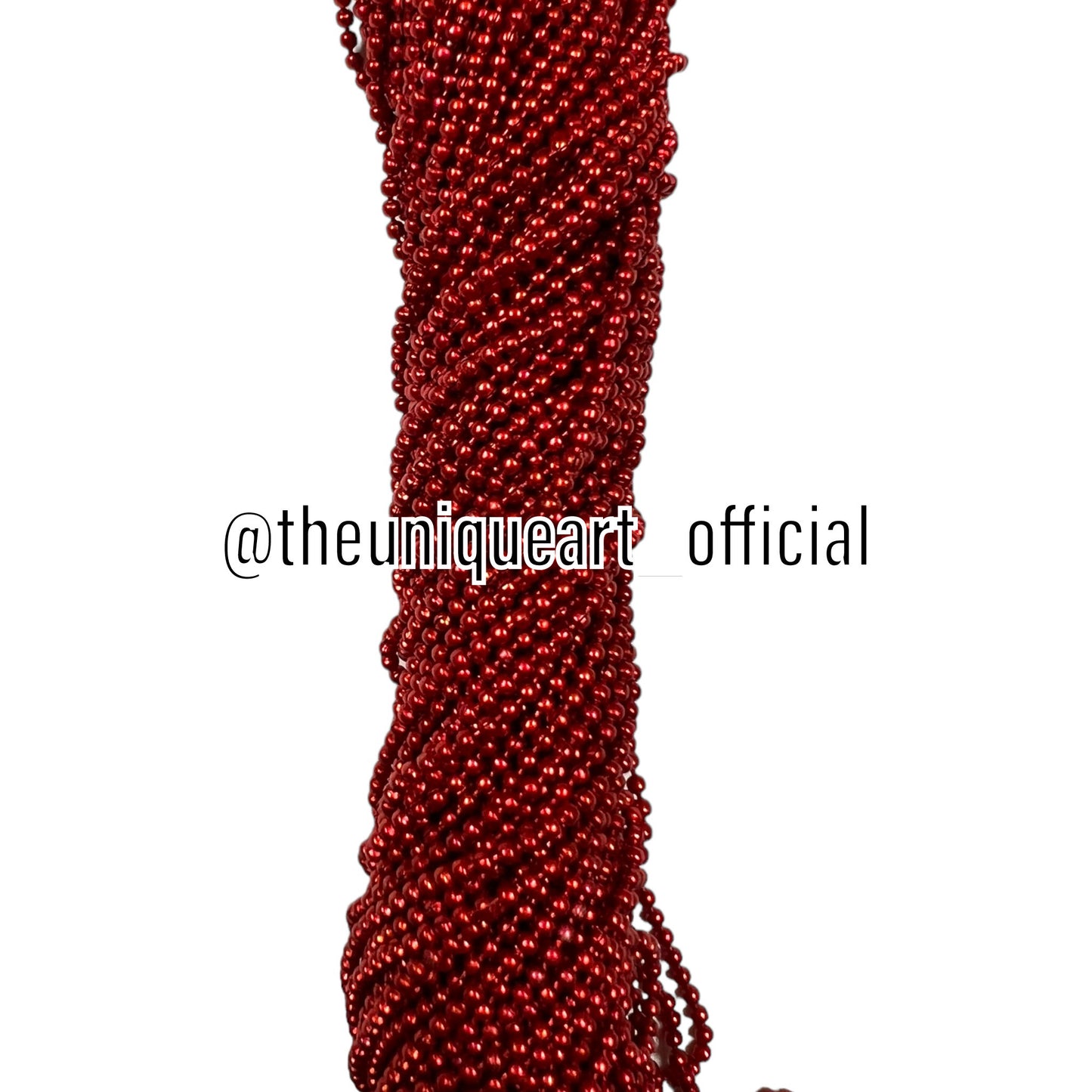 1.5mm Maroon Ball Chain