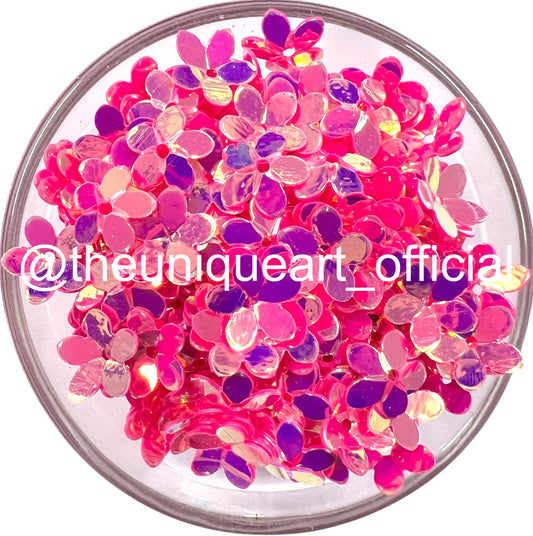 Dark Pink Rainbow Flower Sequence