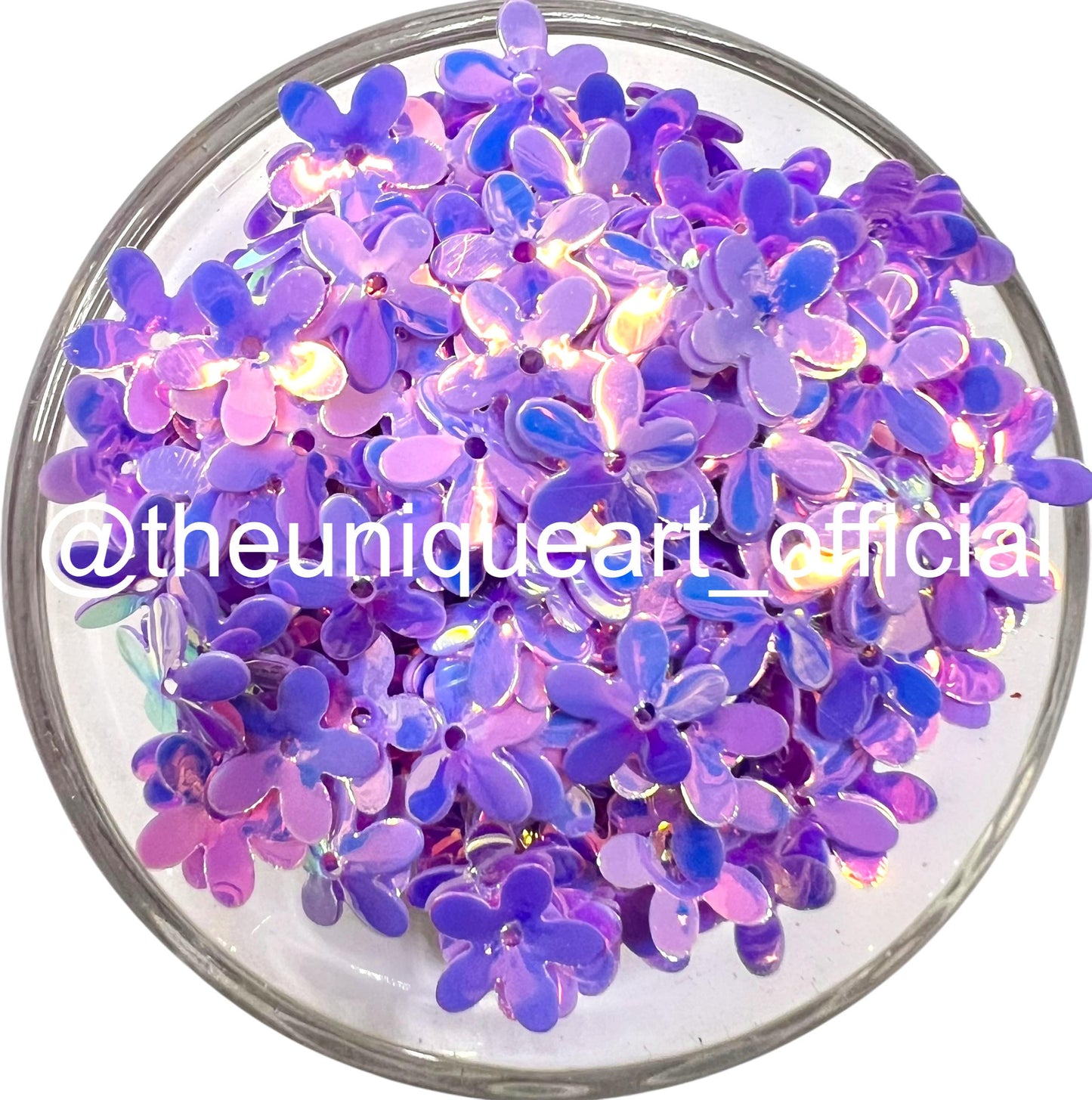 Light Purple Rainbow Flower Sequence