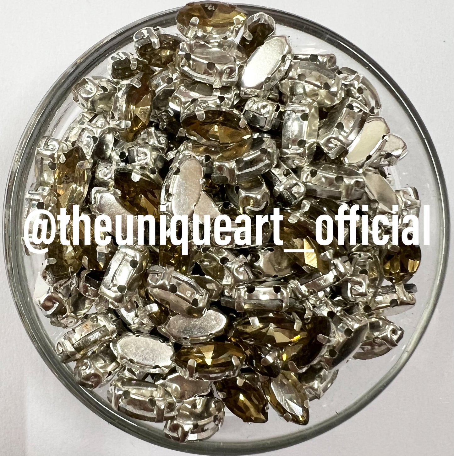 Golden Eye Clip Stone 10x5mm