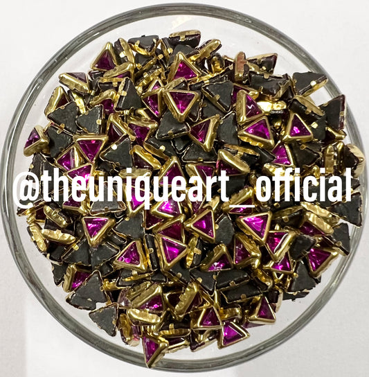 Dark Pink / Rani 4x4x4 Glass