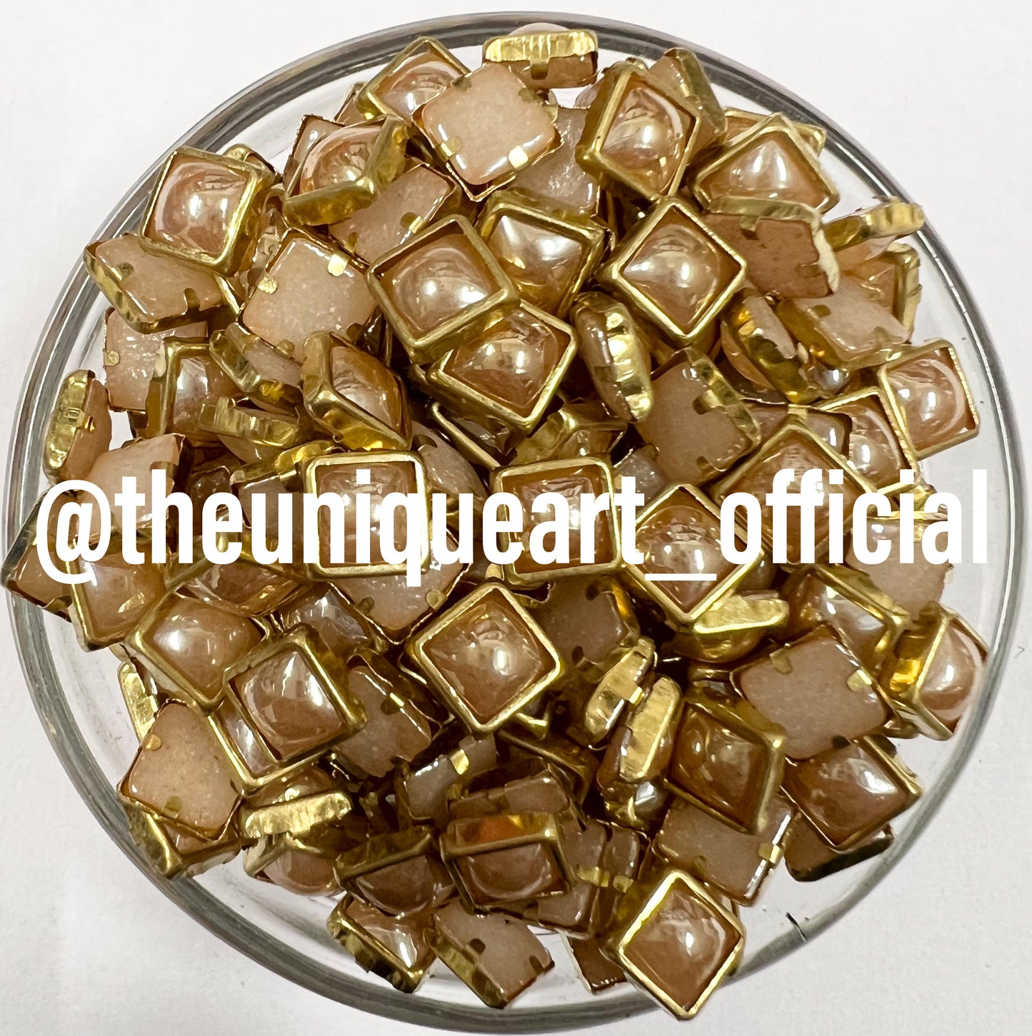 Square 6x6 Ceramic Golden