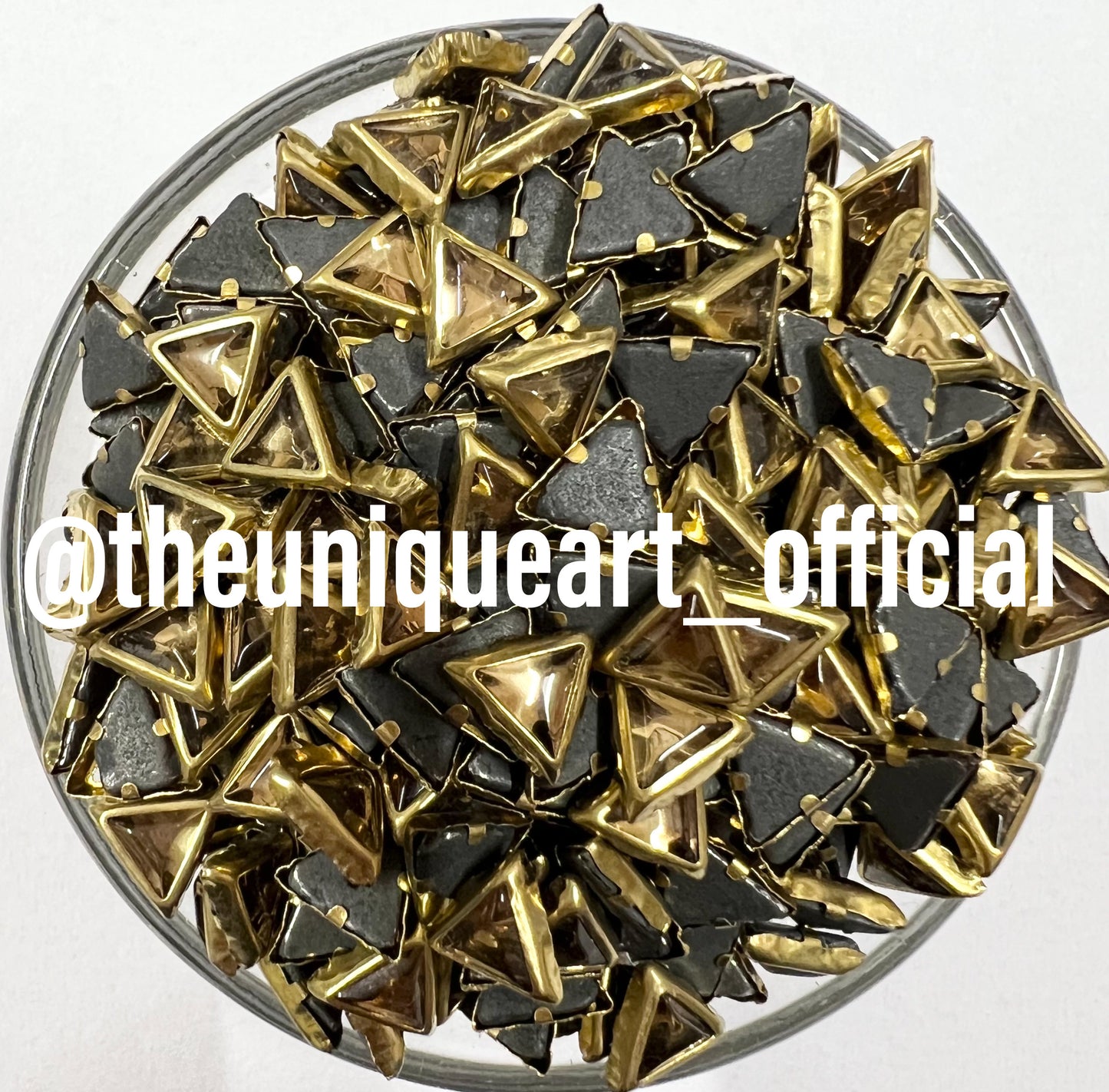 Triangle 6x6x6 Golden Glossy