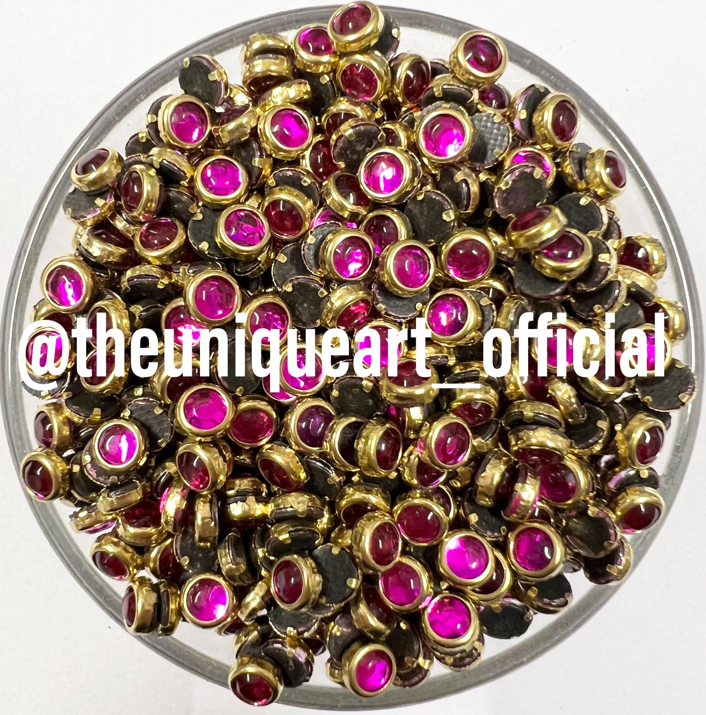 Dark Pink / Rani 4mm Glossy