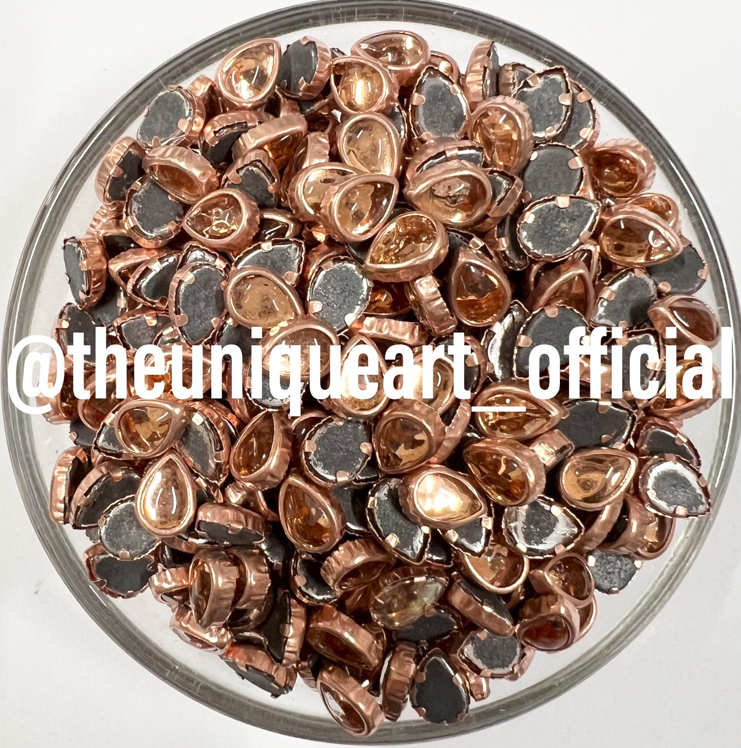 Copper / Rose Gold 4x6 Drop