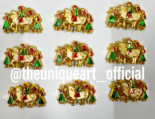 Dulha / Groom Horse Charm 4cm