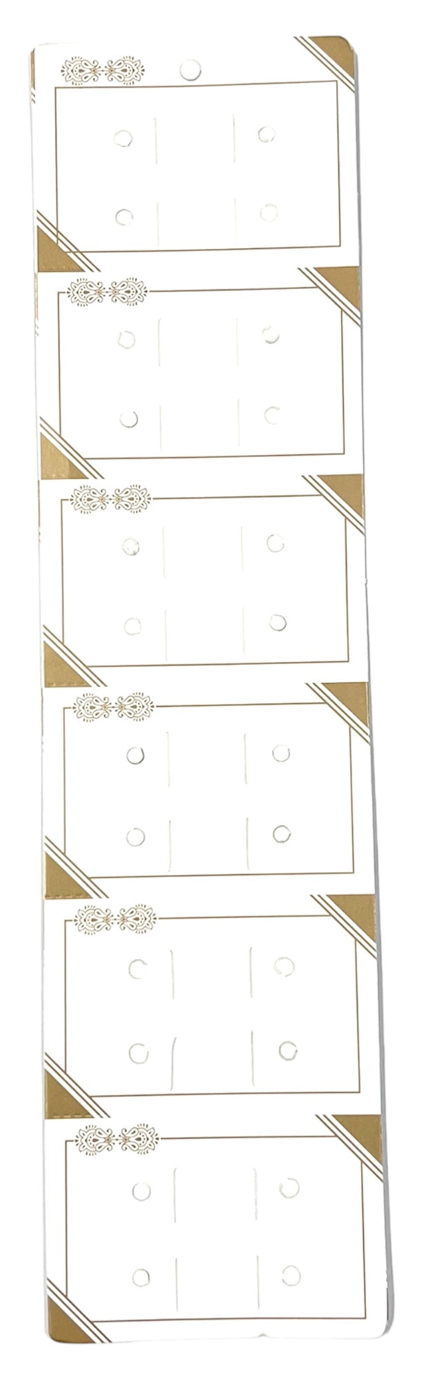 White Multipurpose 6 Pieces Card