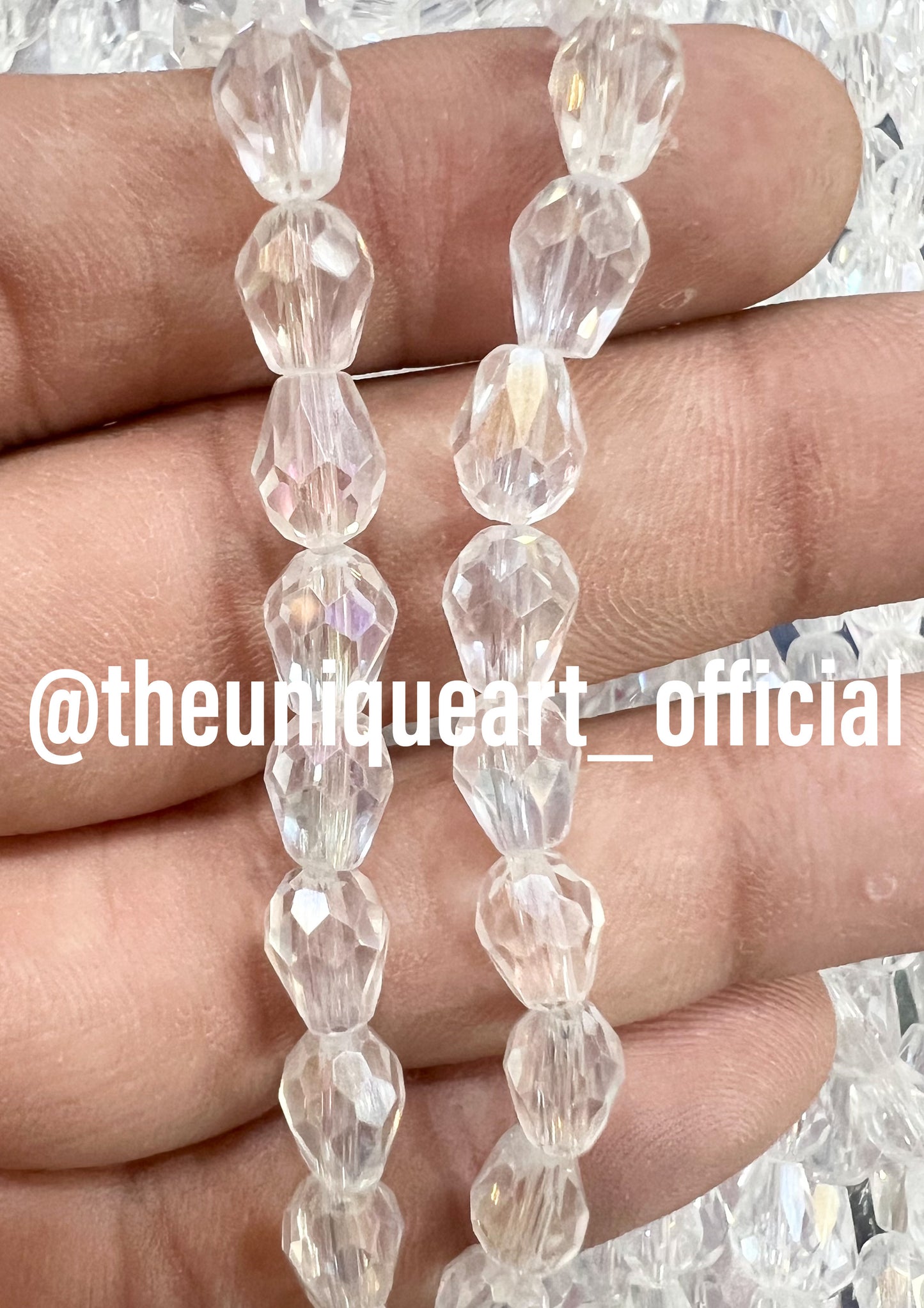 White Rainbow 6x8 Drop