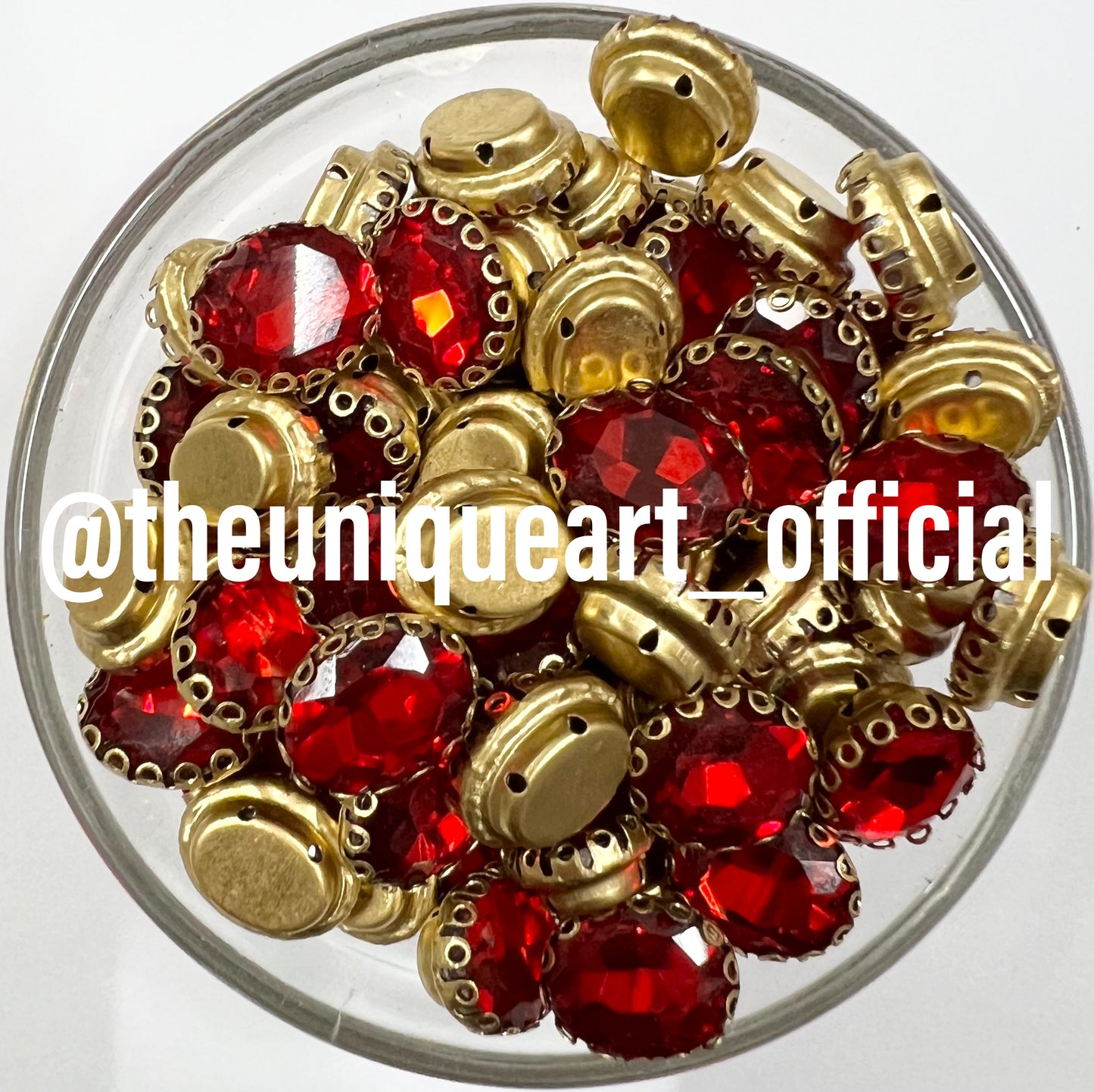 Red 8x10 Oval