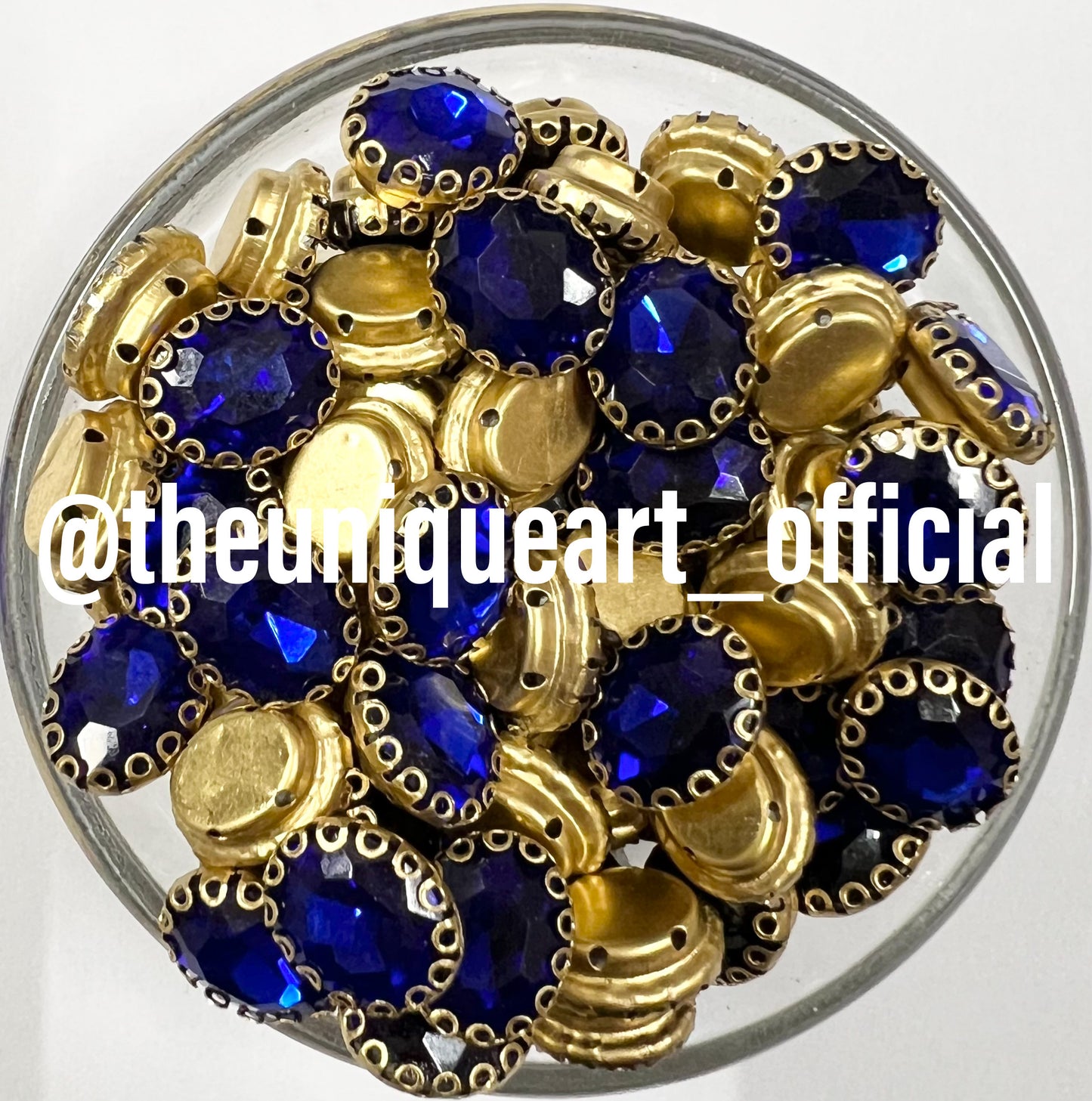 Blue 8x10 Oval