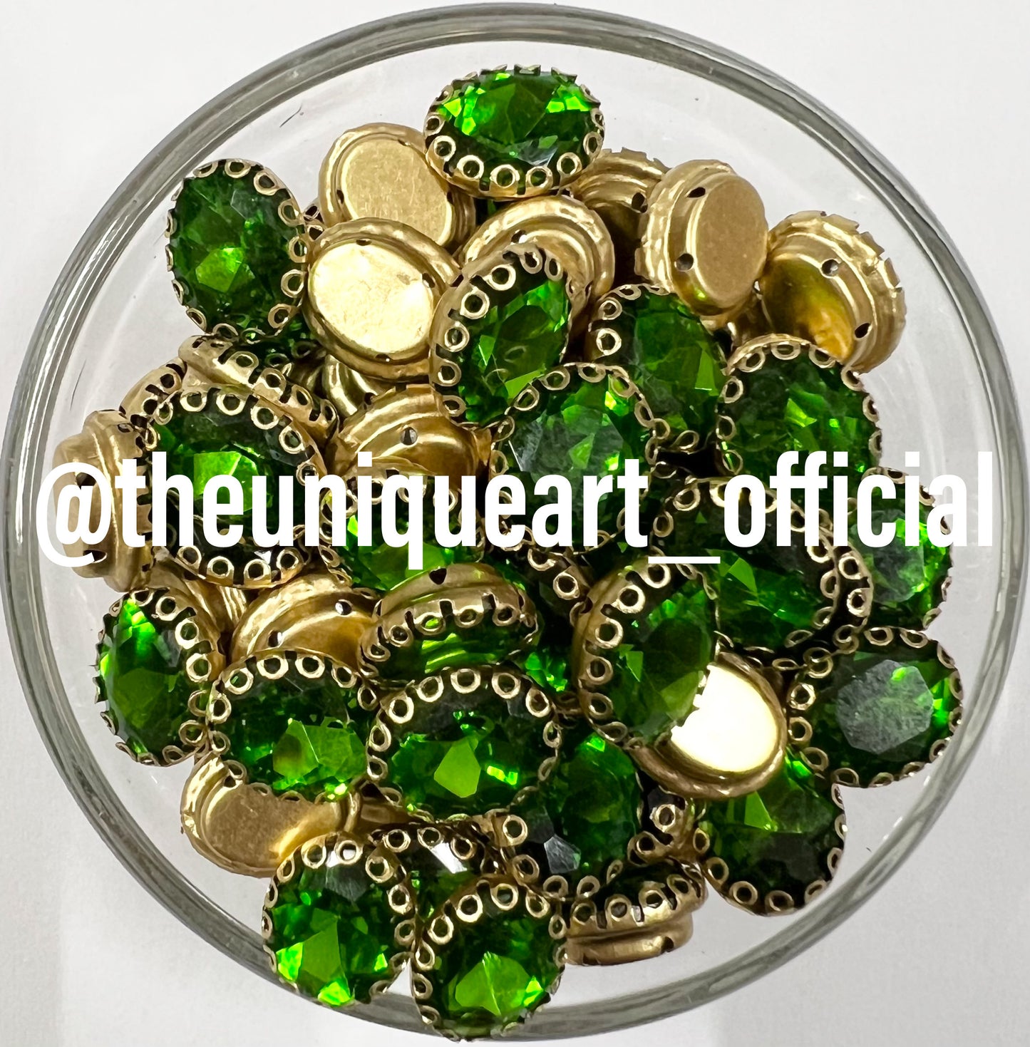 Green 8x10 Oval