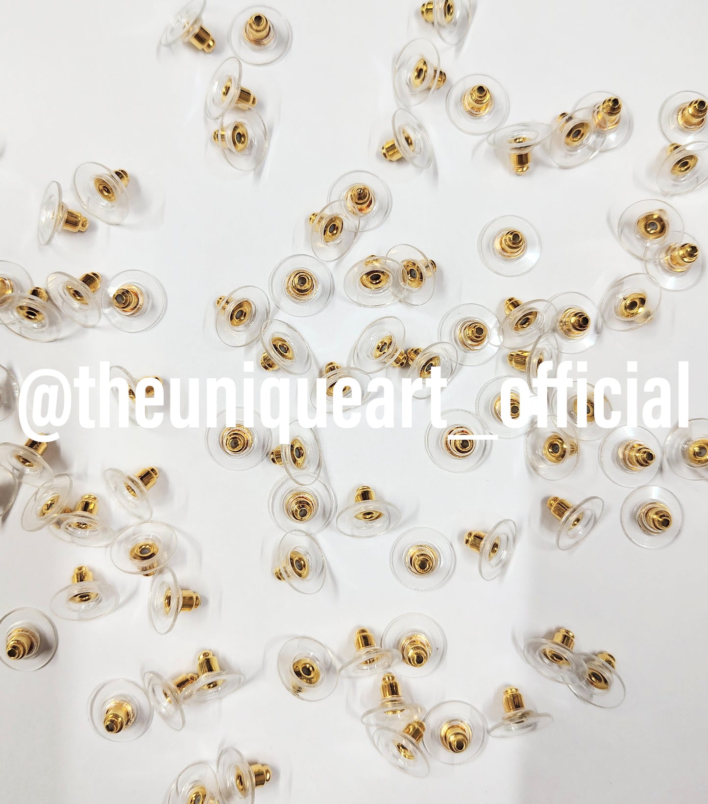 High Quality Bullet Clutch Earring Back Golden