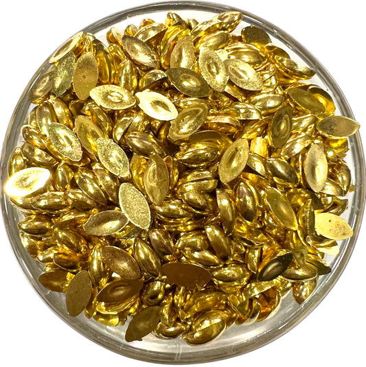 Golden Eye Half Cut 8x4mm