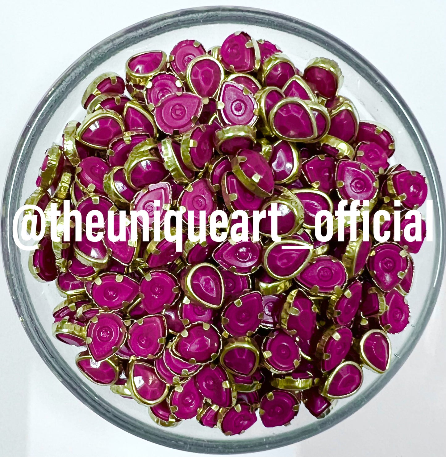 Burgundy Rani 4x6mm