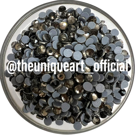 Grey Flatback Rhinestone 4mm