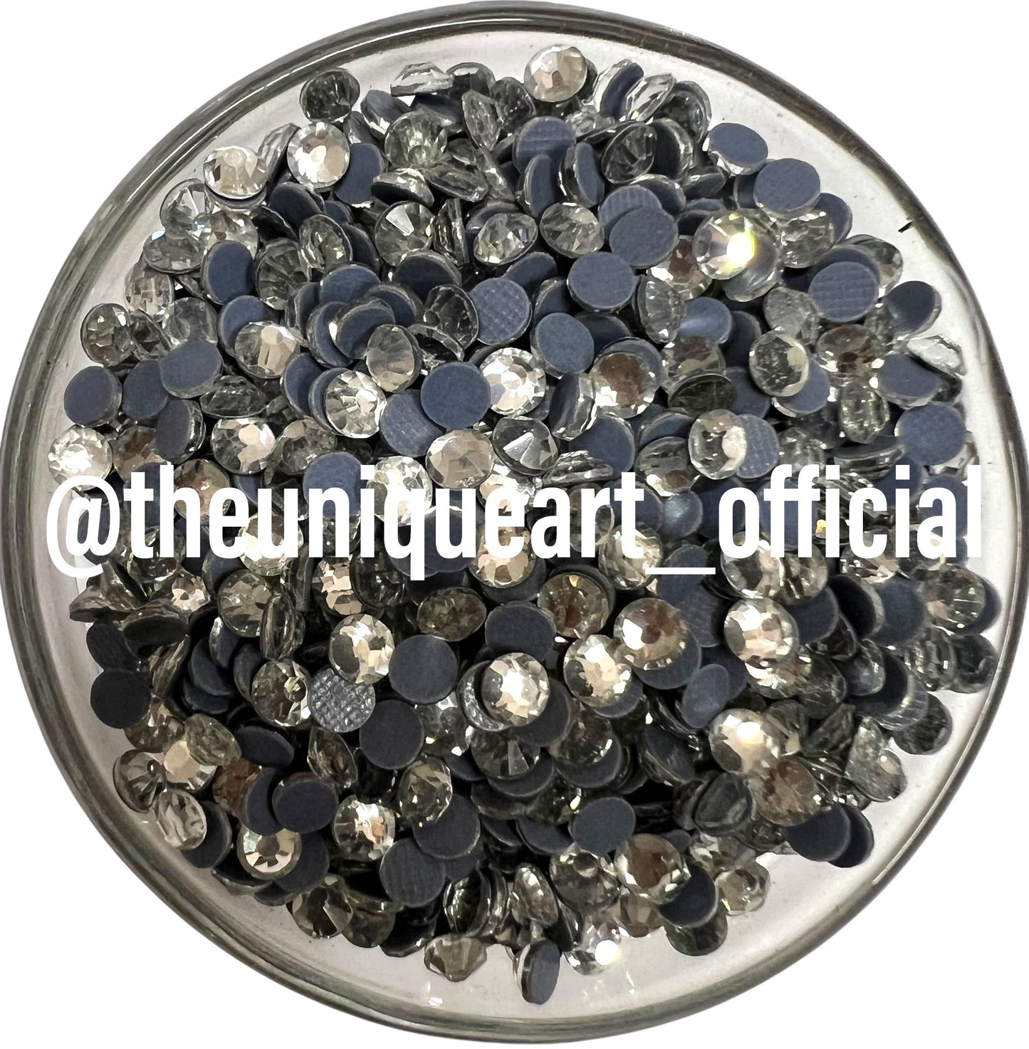 Silver Flatback Rhinestone 4mm