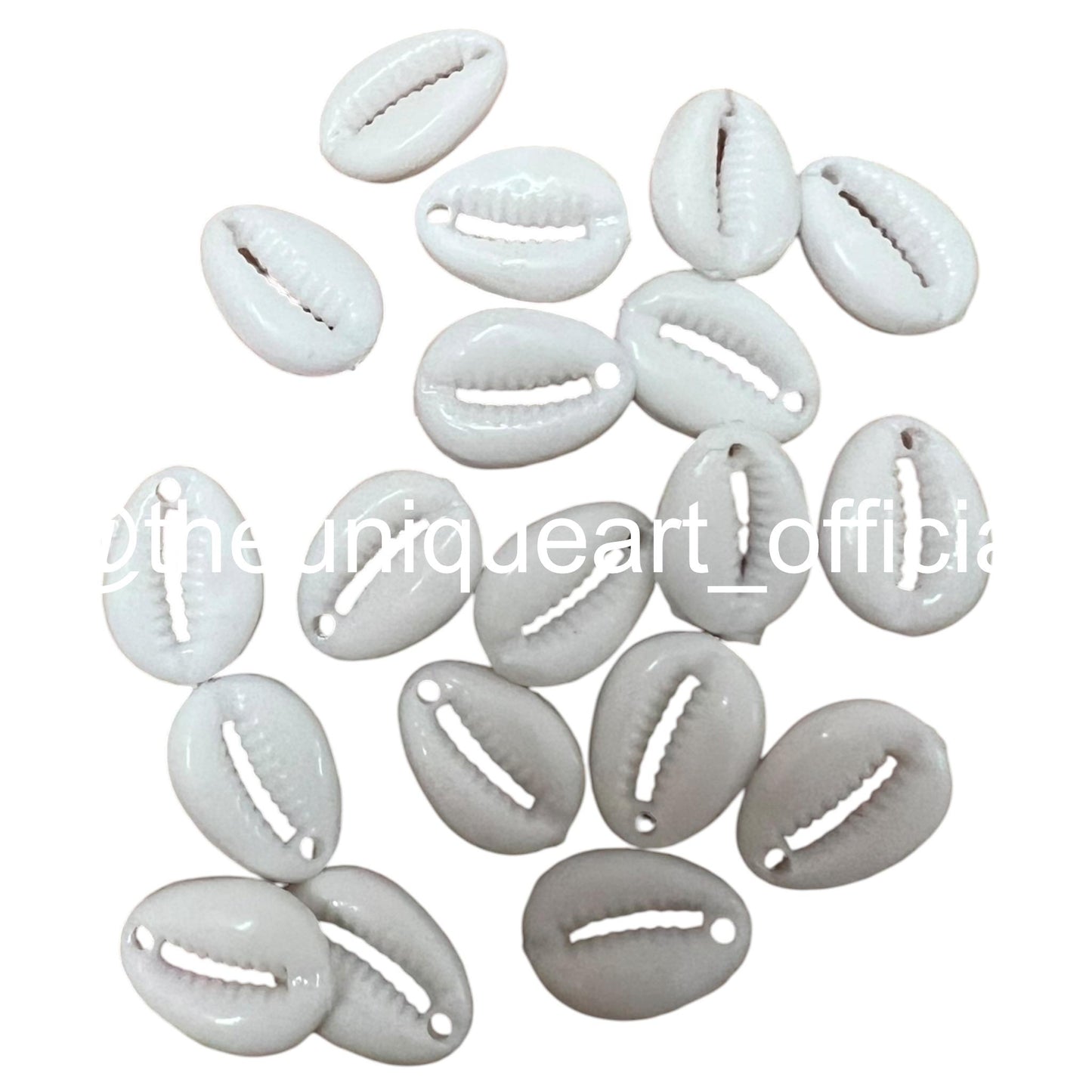 Artificial White Kowri Shells