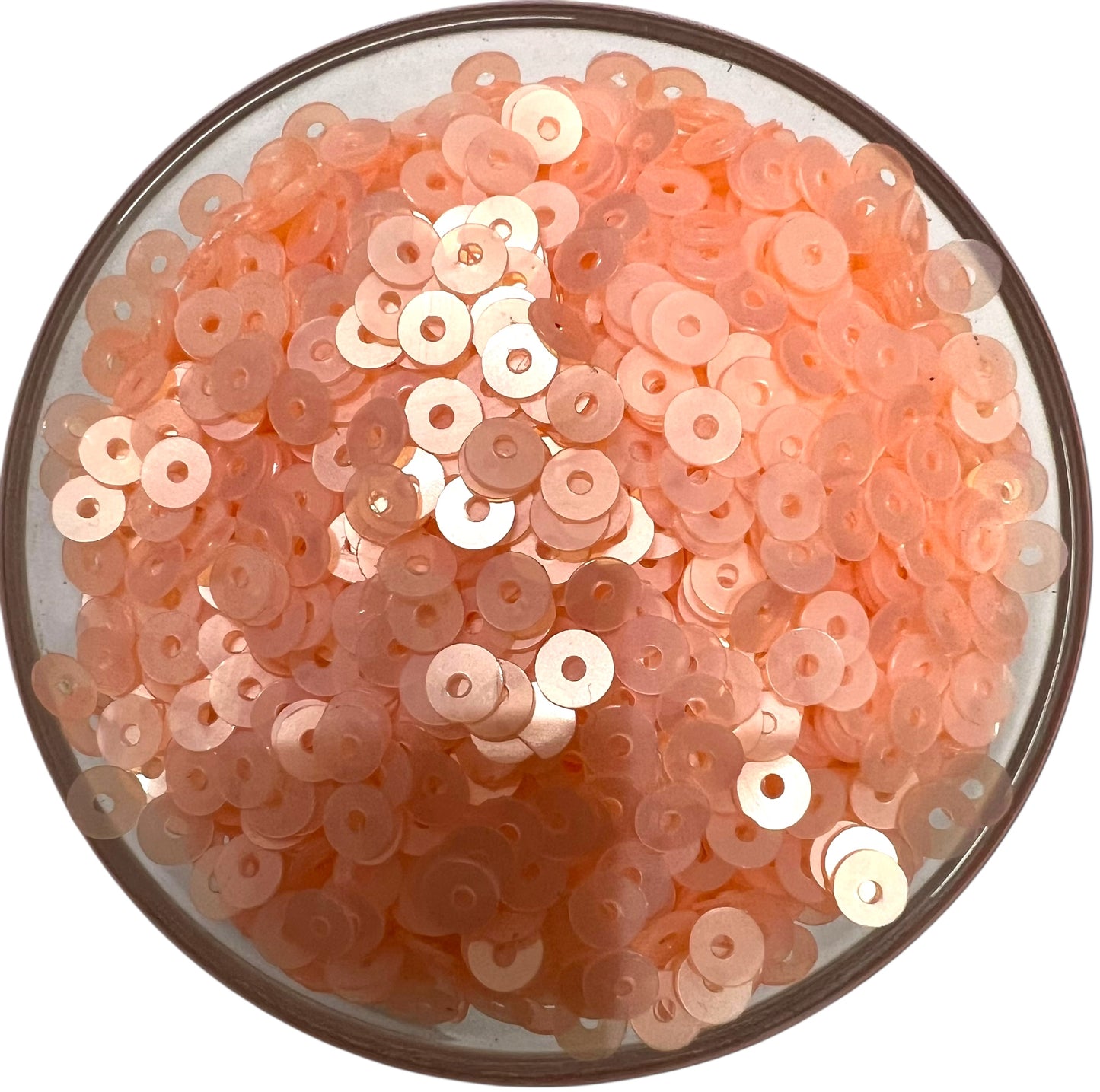 Peach Pastel Sequins