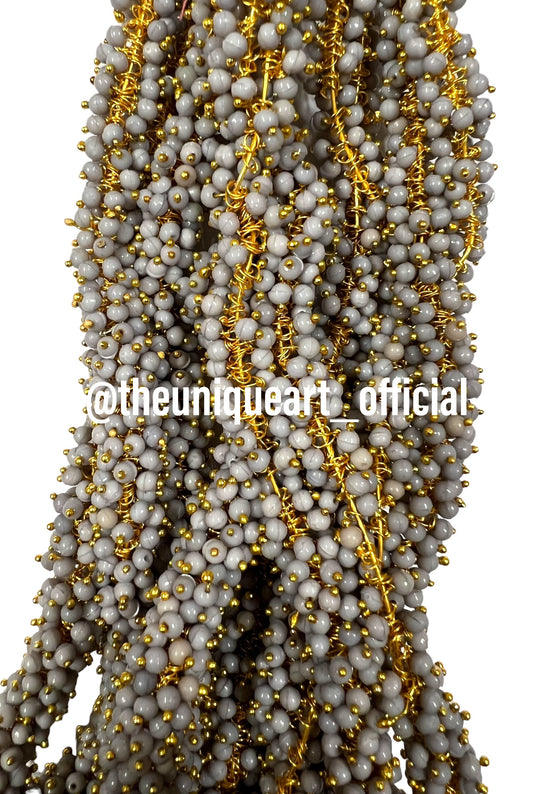 Grey Loreal Beads