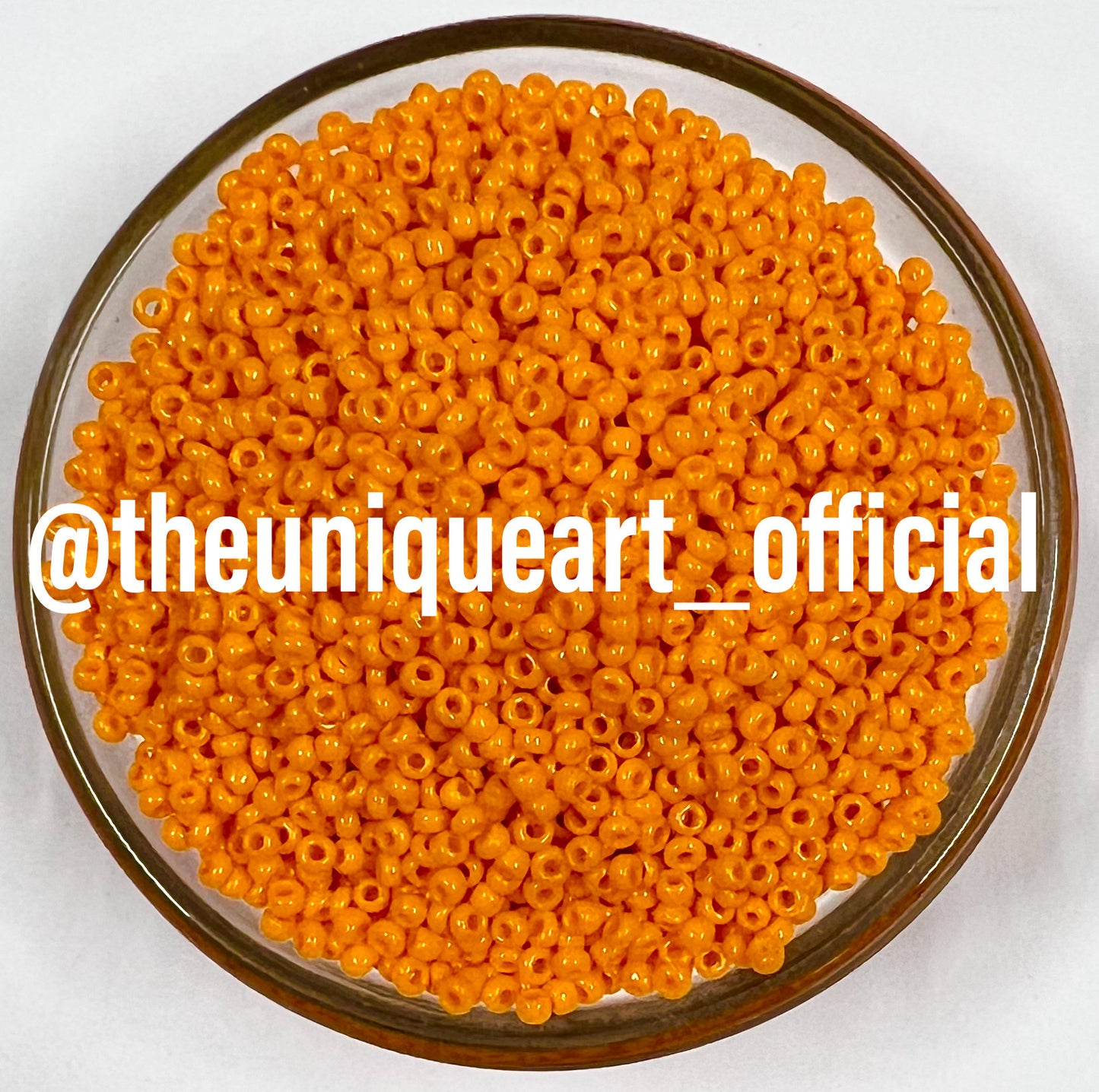Mango Opaque Sugar Beads