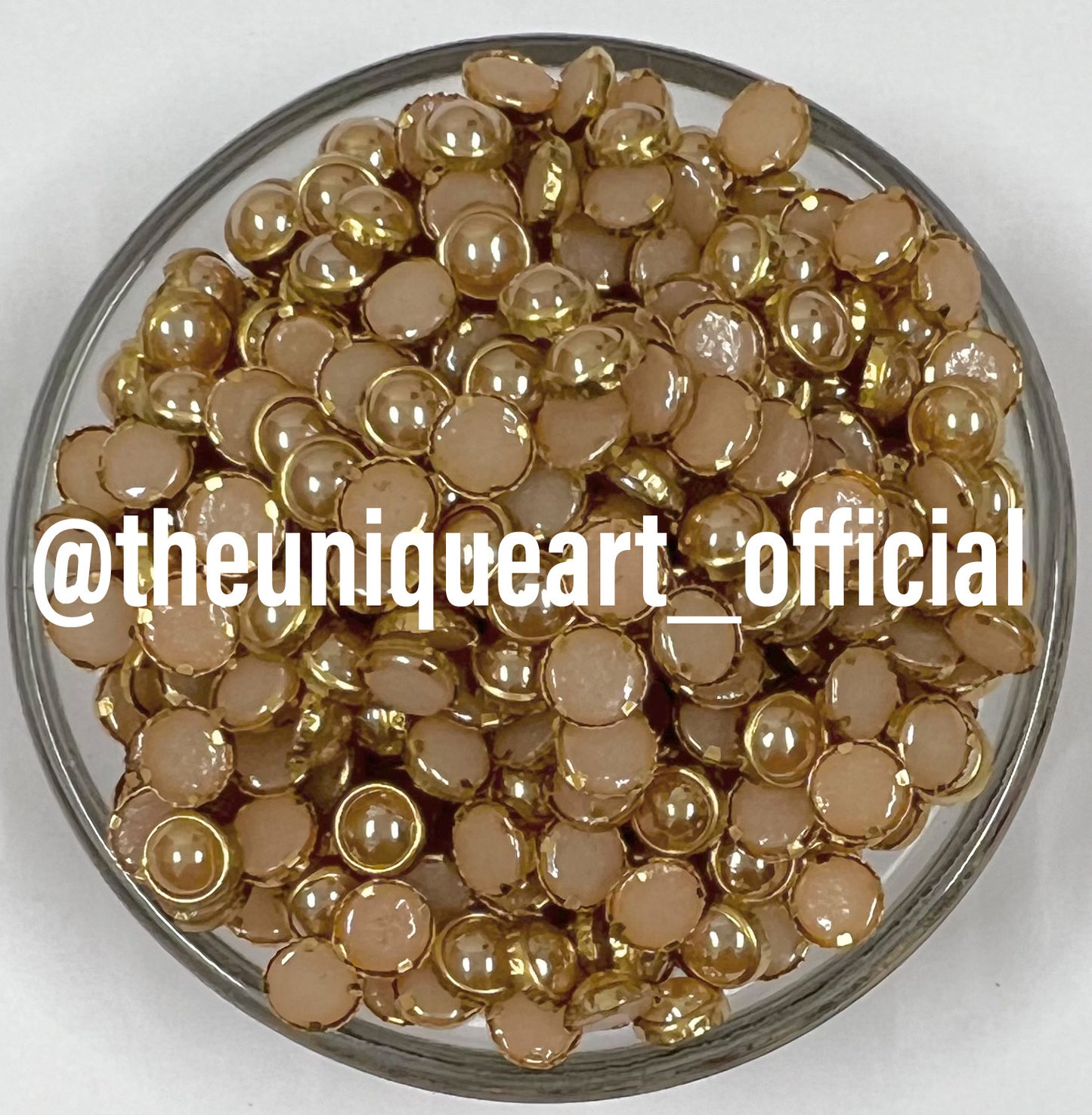 Round 5mm Ceramic Golden