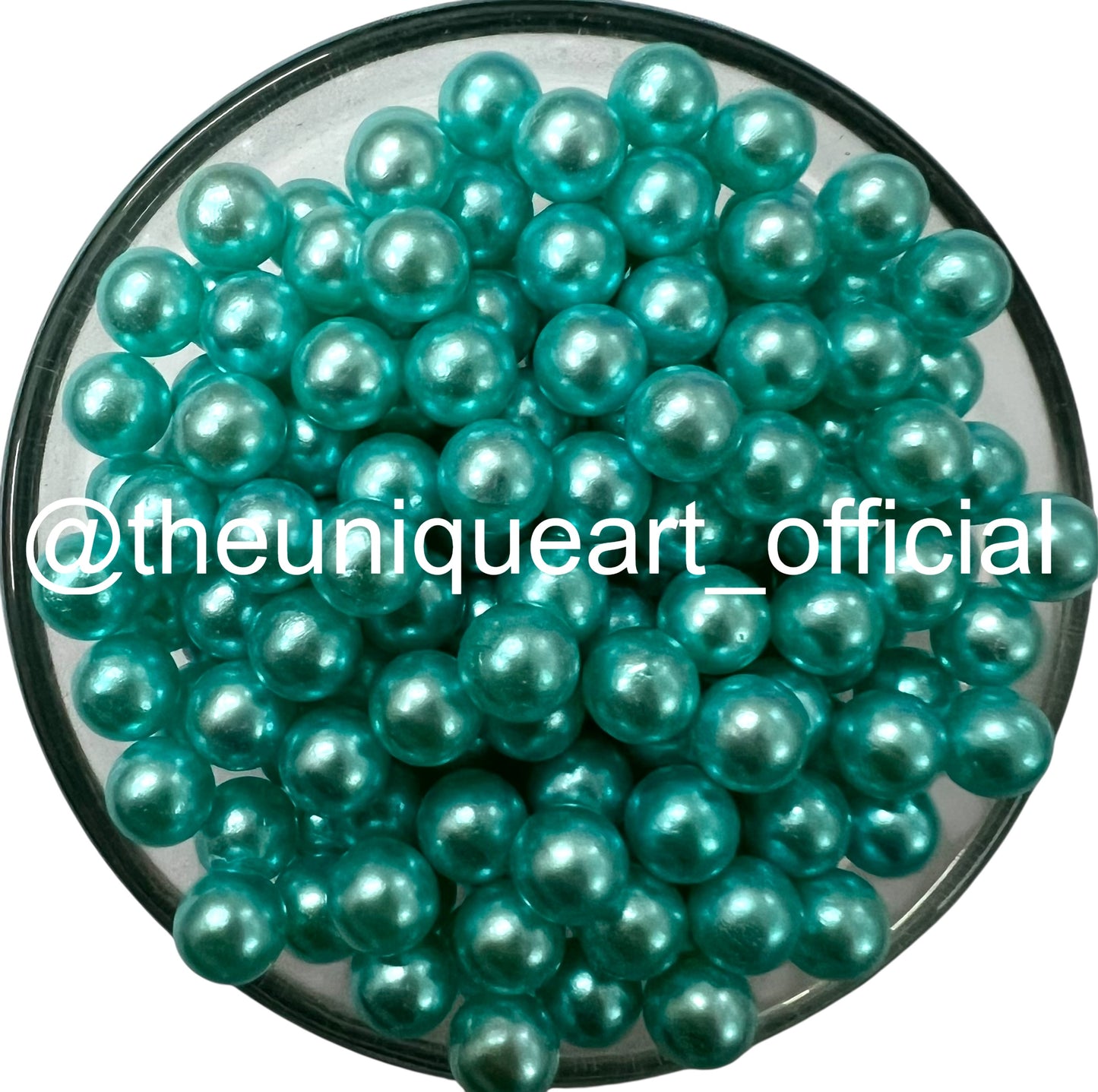 Aqua Blue High Quality 6mm No Hole Beads