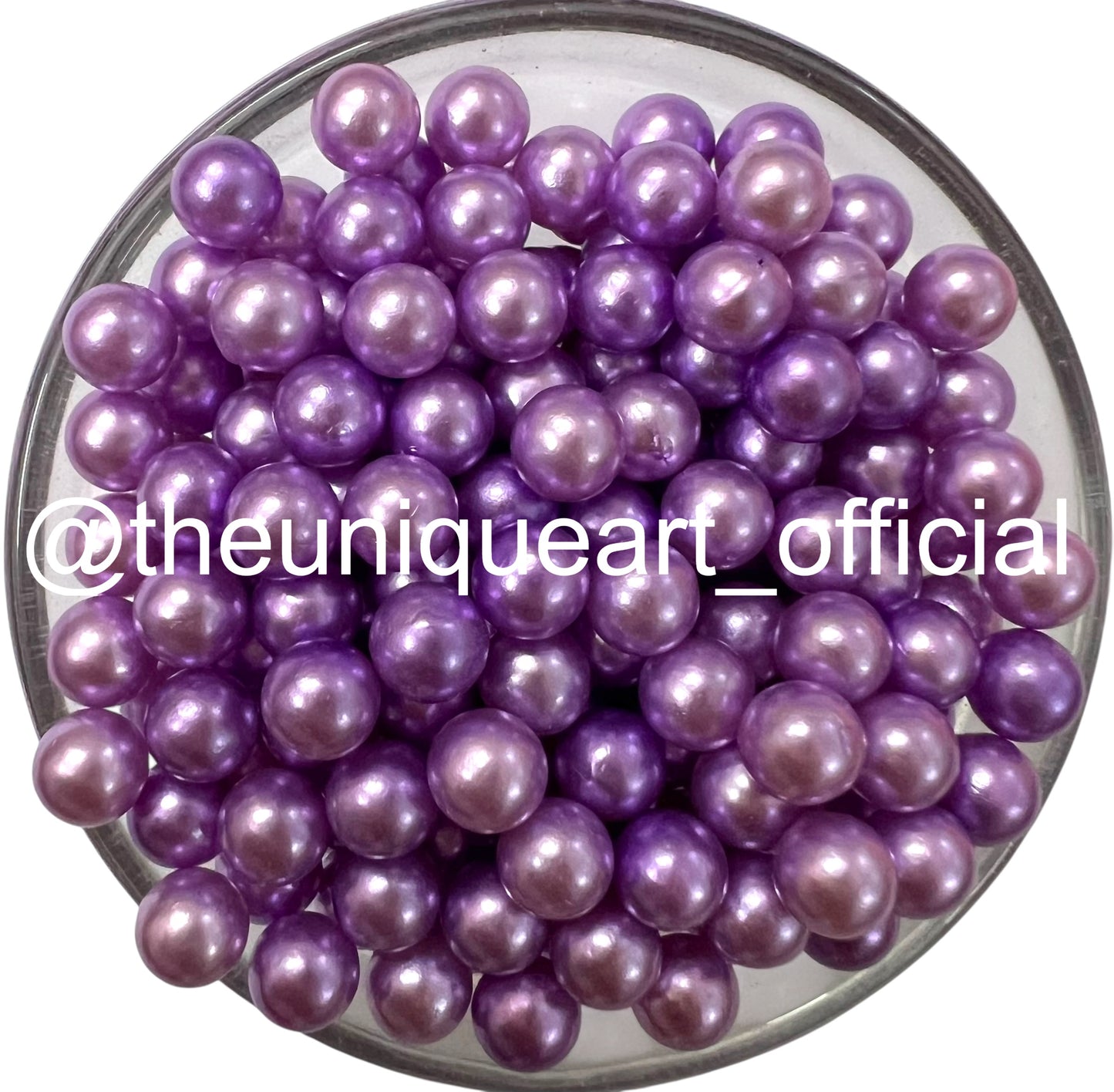 Light Purple High Quality 6mm No Hole Beads