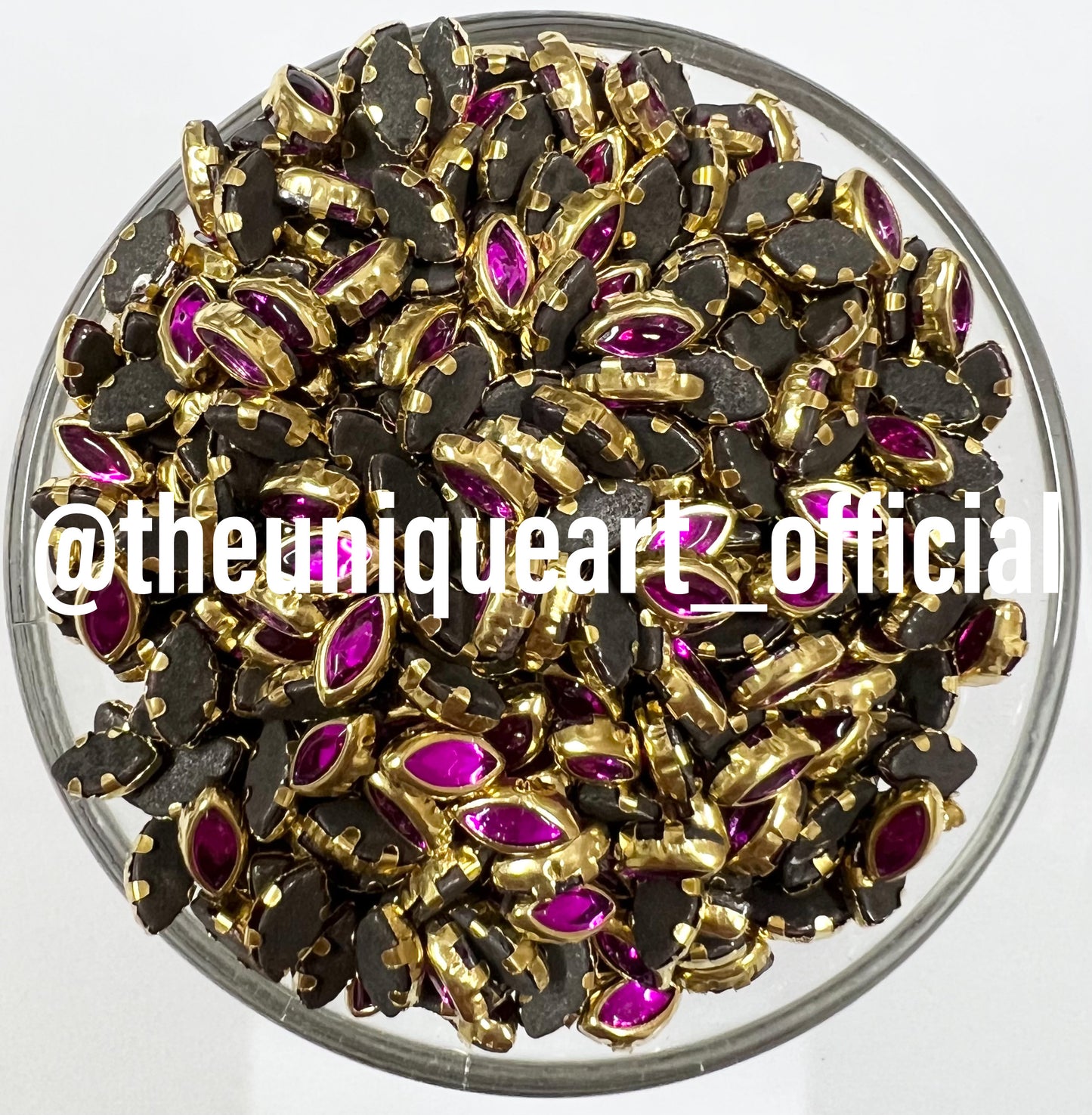 Rani / Dark Pink 3x6 Glass