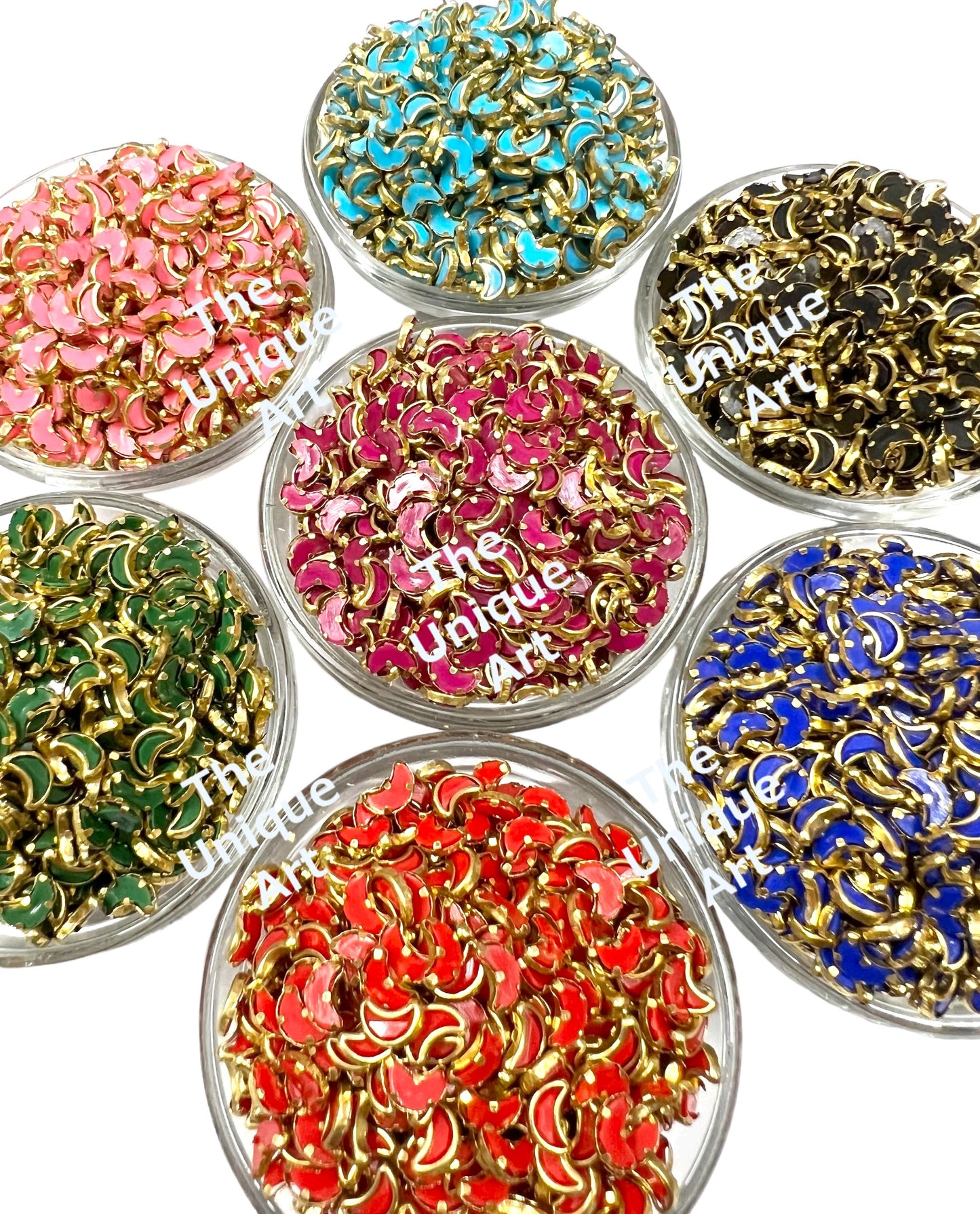Moon Matt Multicolor Set of 7 Colors With Free Fabric Glue 700 Pieces