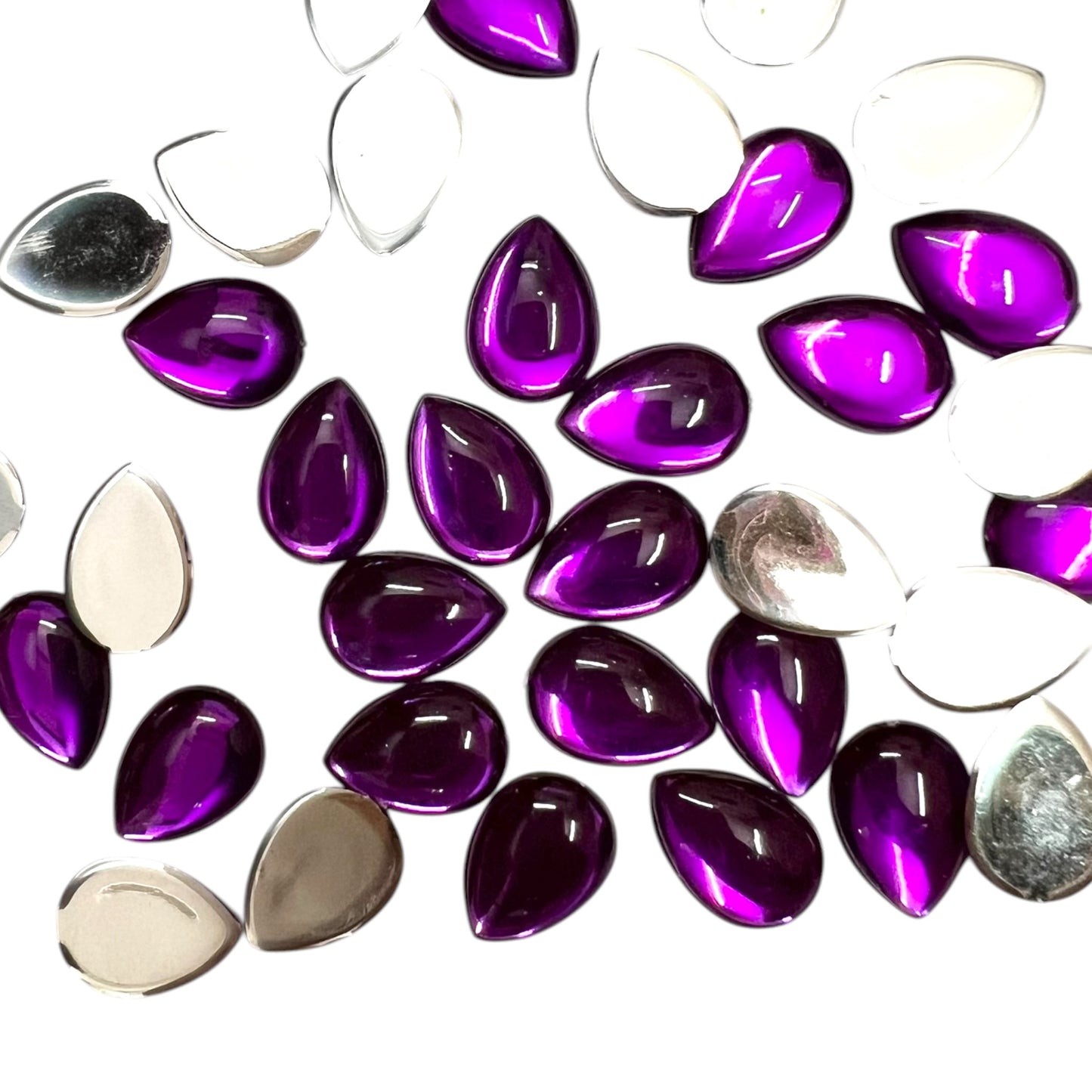 Purple 10x14 Drop Acrylic Flat Base