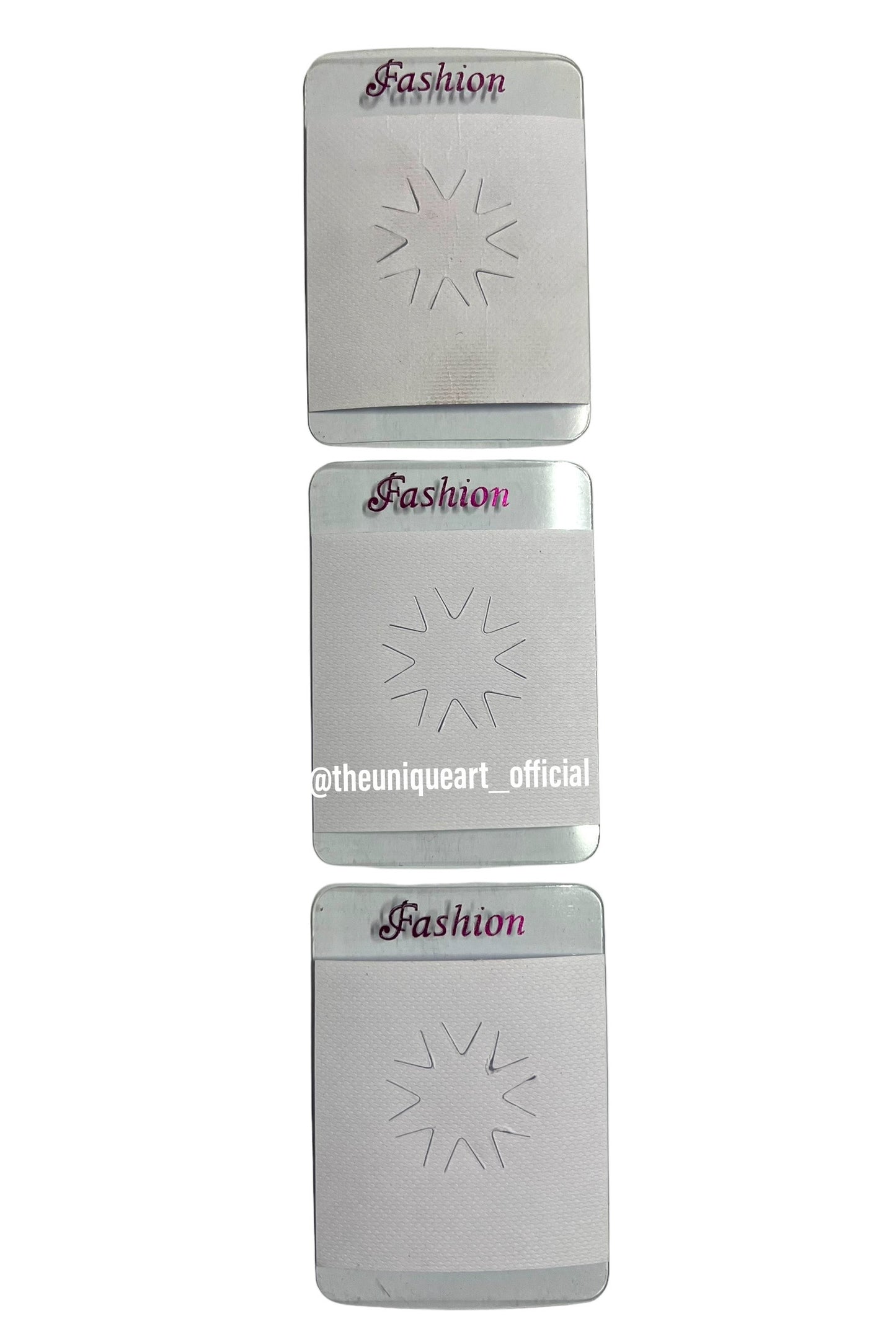 Saree Pin Laminated Card