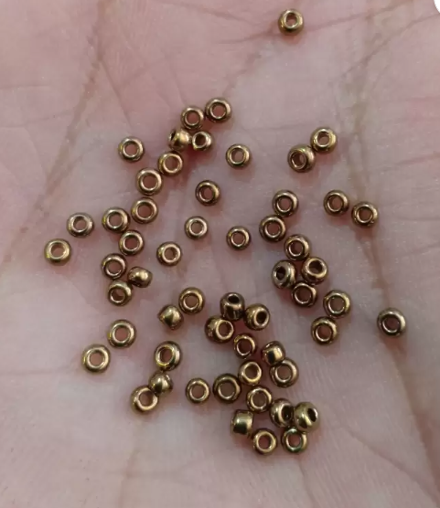Antique Gold Sugar Beads